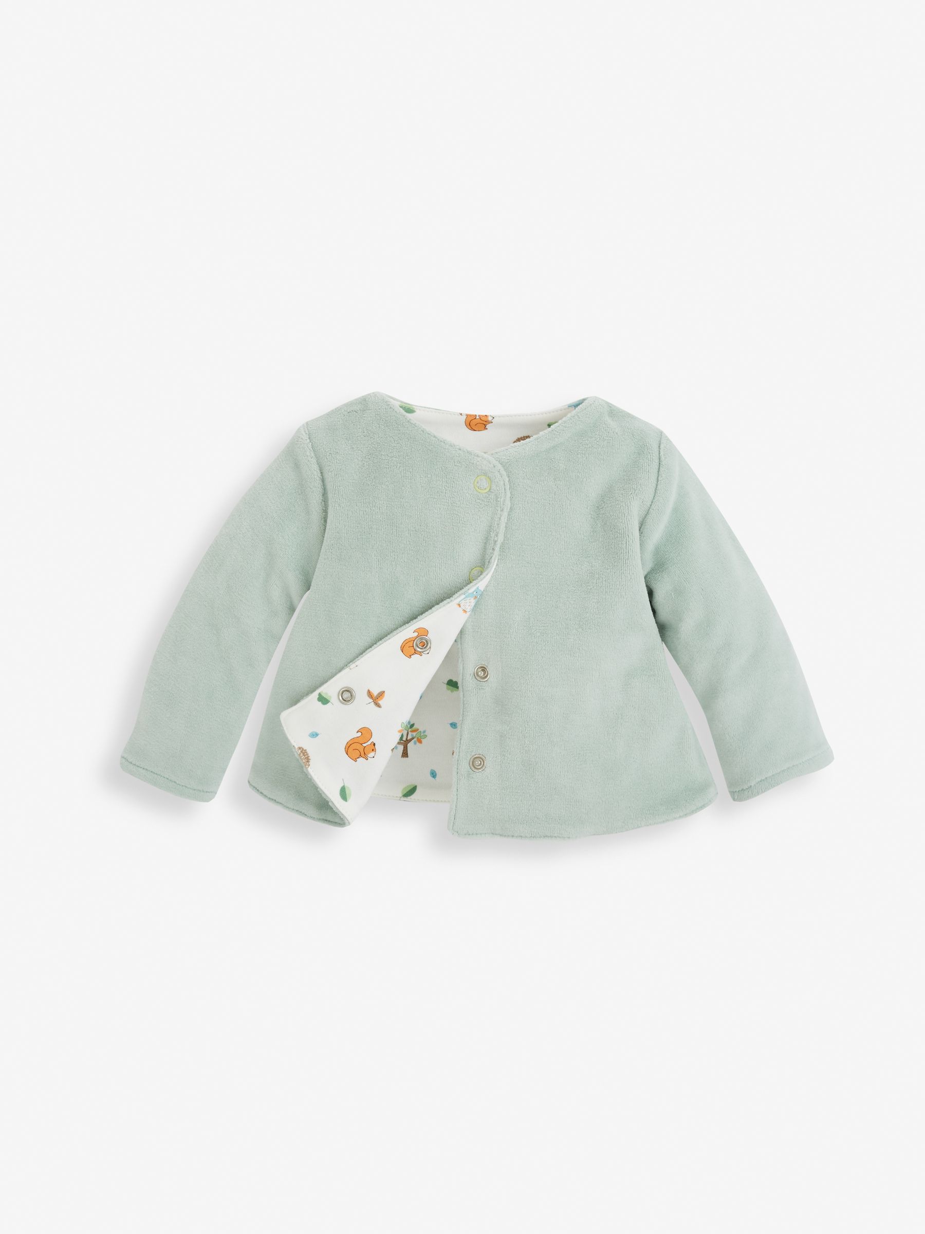 Green 2-Piece Sleepsuit & Velour Jacket Set - Image 4 of 10
