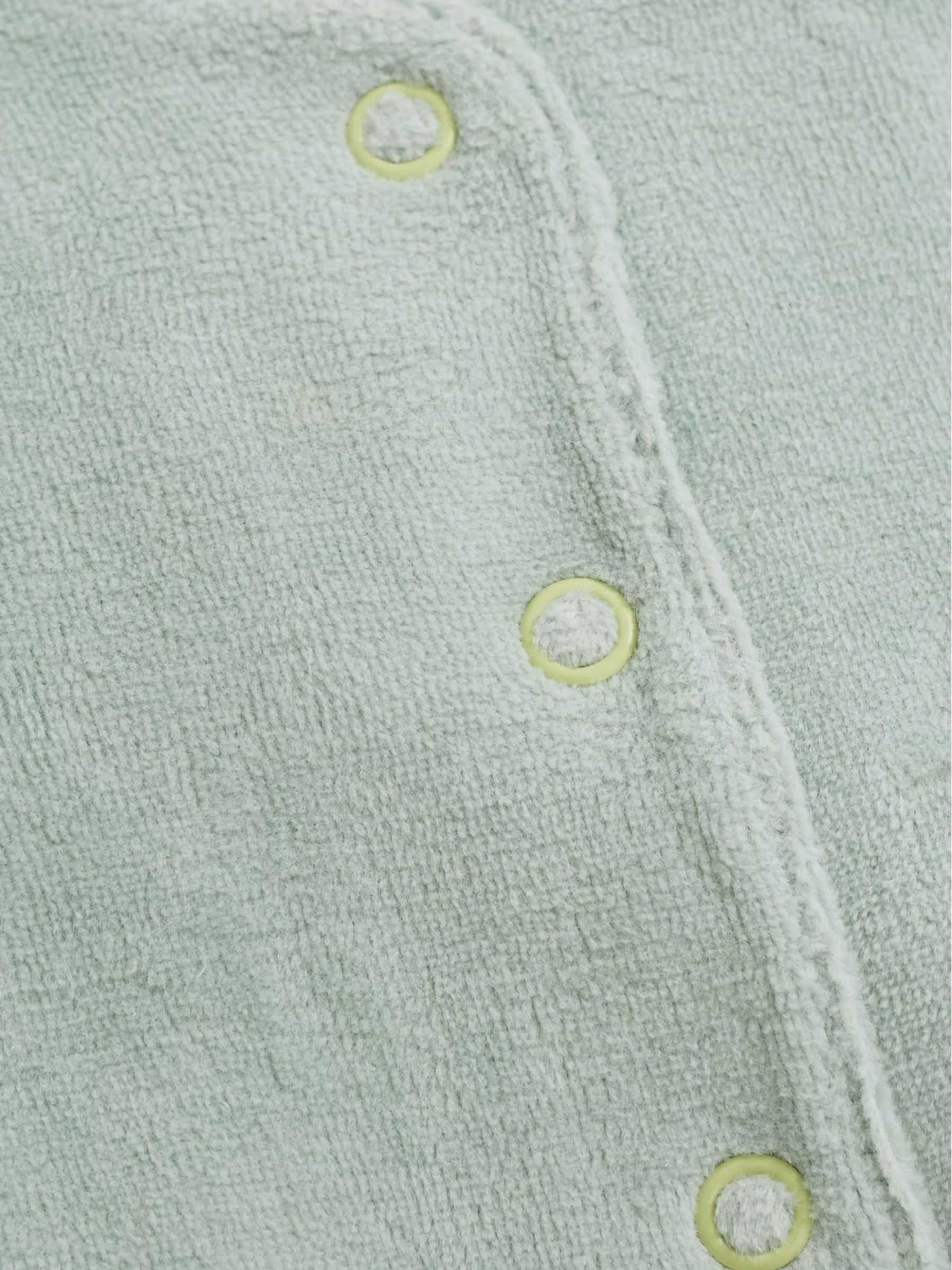 Green 2-Piece Sleepsuit & Velour Jacket Set - Image 9 of 10