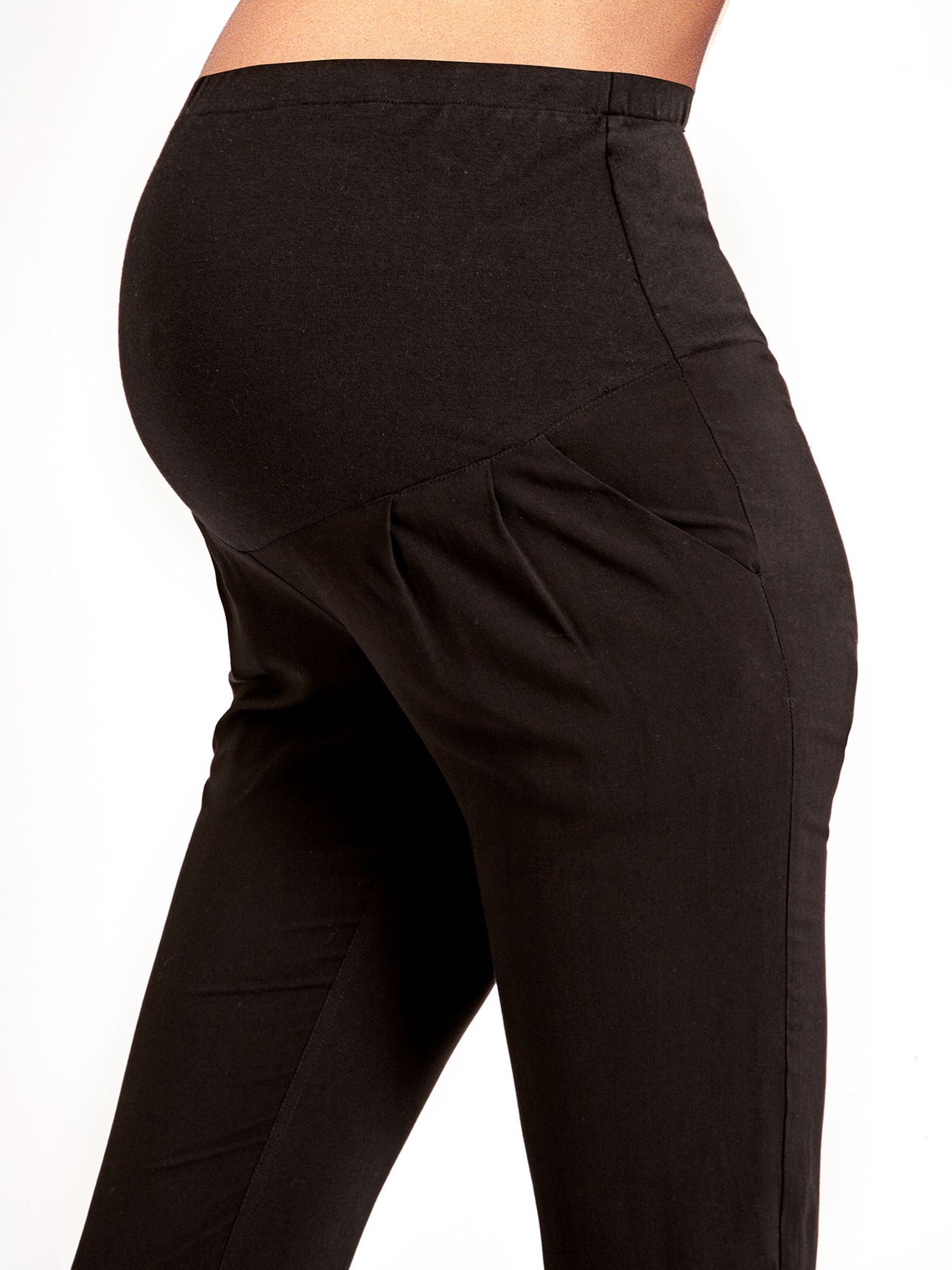 Black Jersey Maternity Trousers - Image 4 of 4