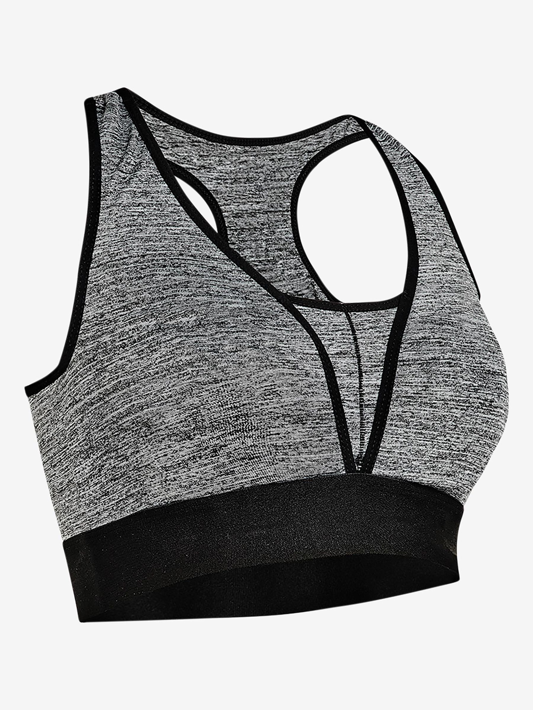 Active Maternity & Nursing Bra in Marl Grey - Image 5 of 6