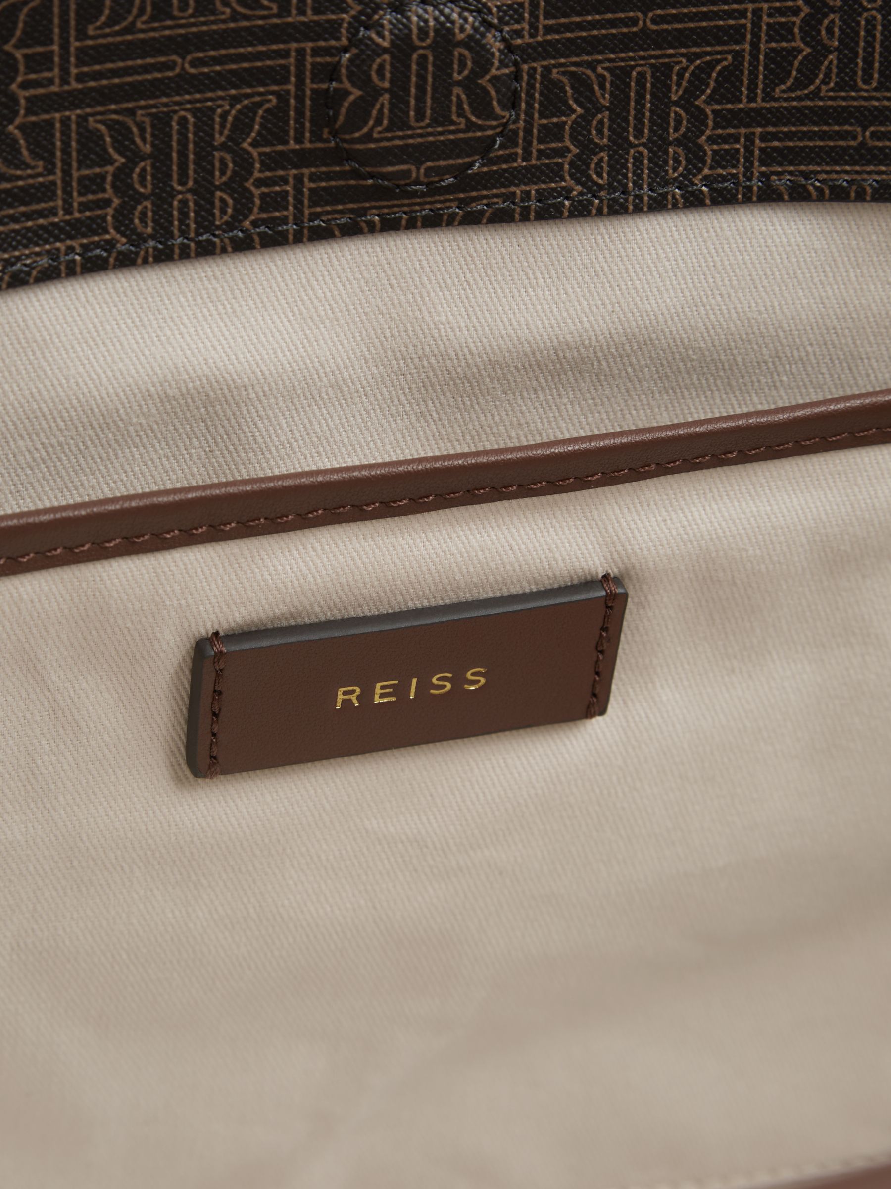 Bloom Logo Tote Bag in Chocolate/Tan - Image 3 of 5