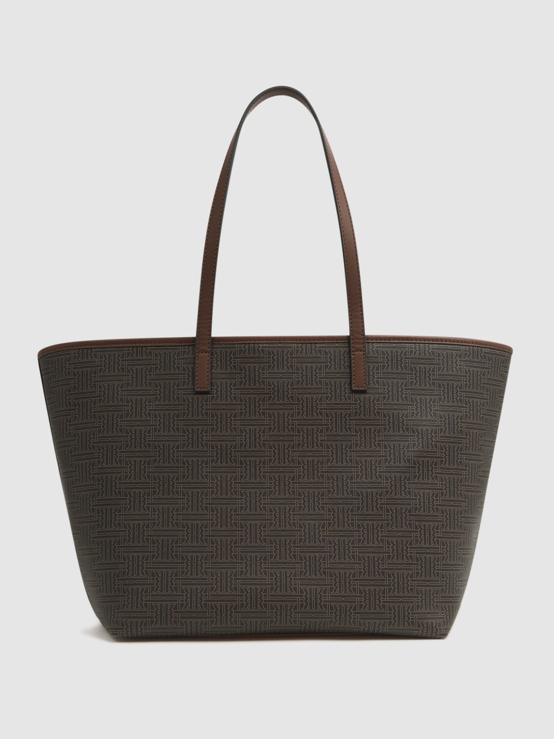 Bloom Logo Tote Bag in Chocolate/Tan - Image 4 of 5