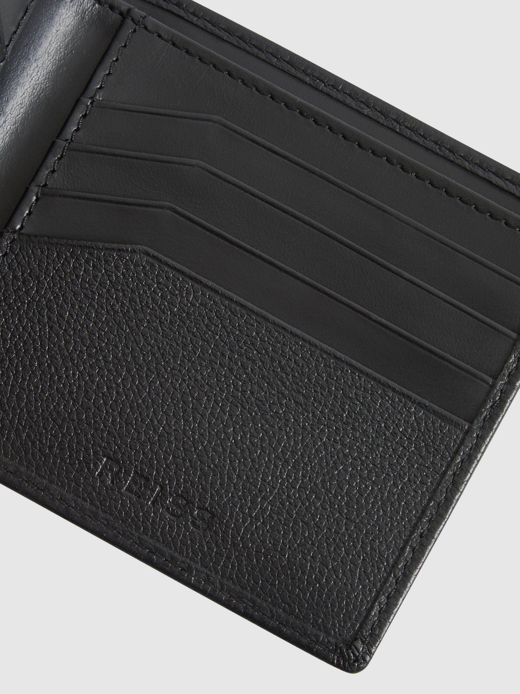 Rains Cabot Leather Wallet in Black - Image 3 of 4