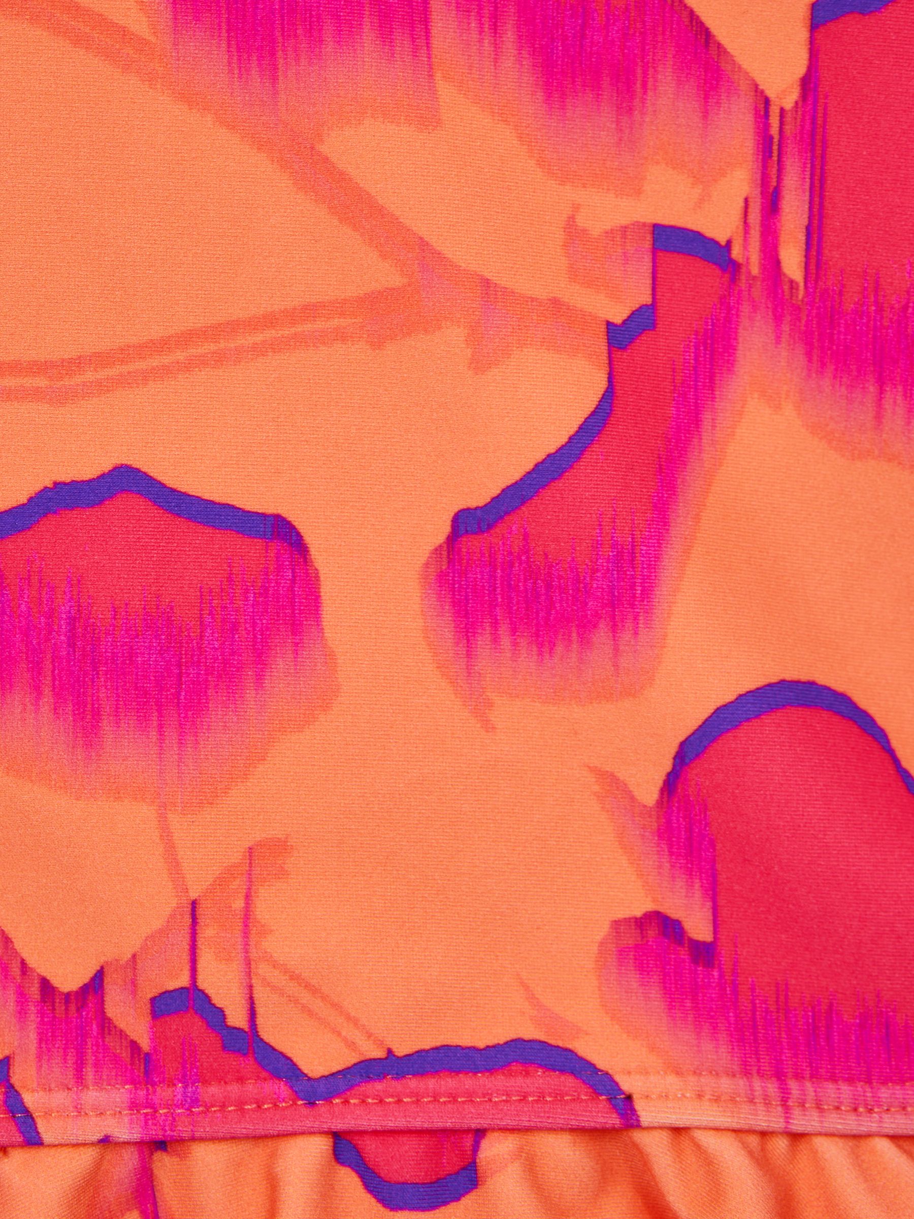 Floral Bikini Set in Orange Print - Image 5 of 5