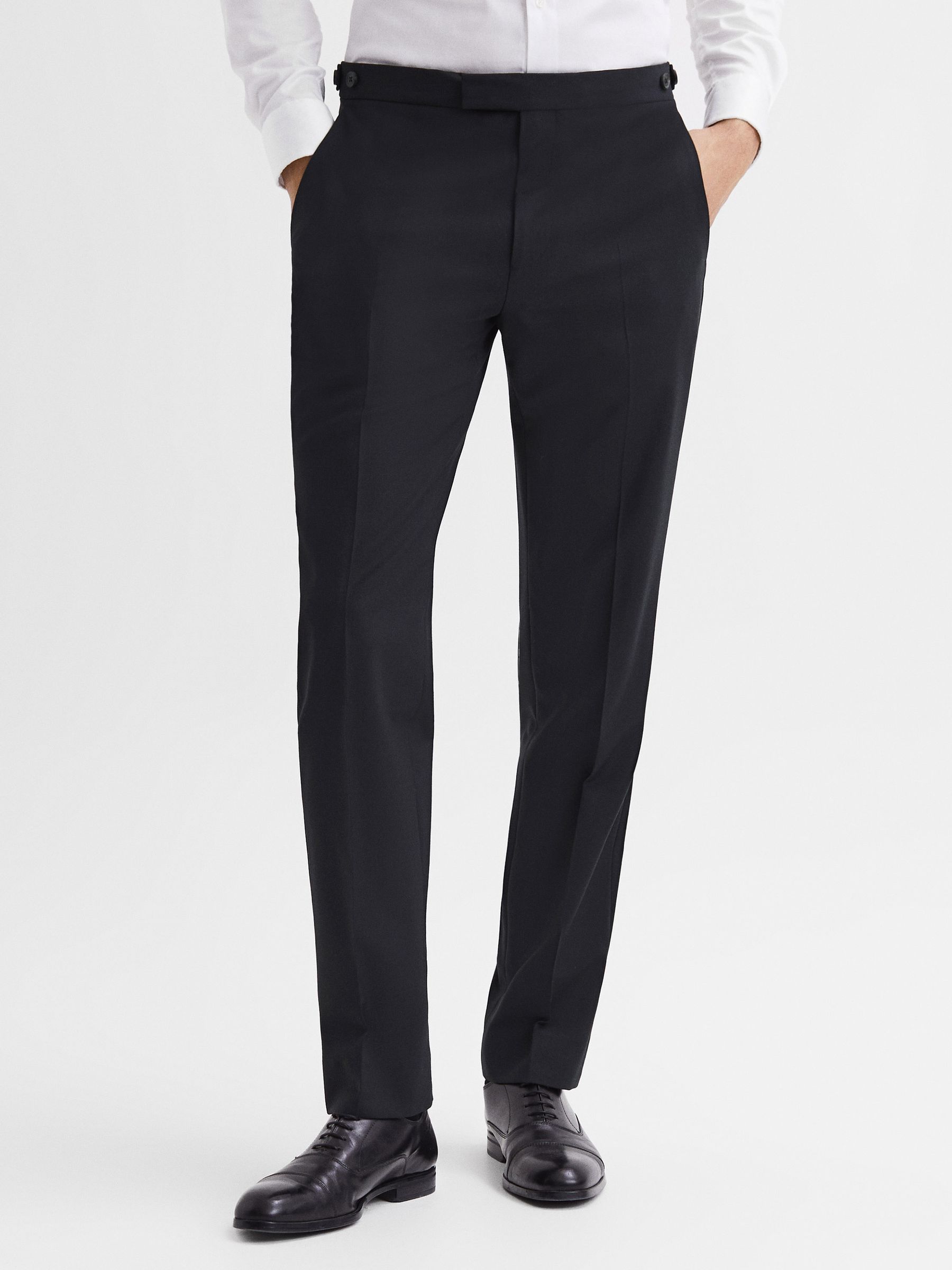 Modern Fit Travel Trousers in Black - Image 1 of 6