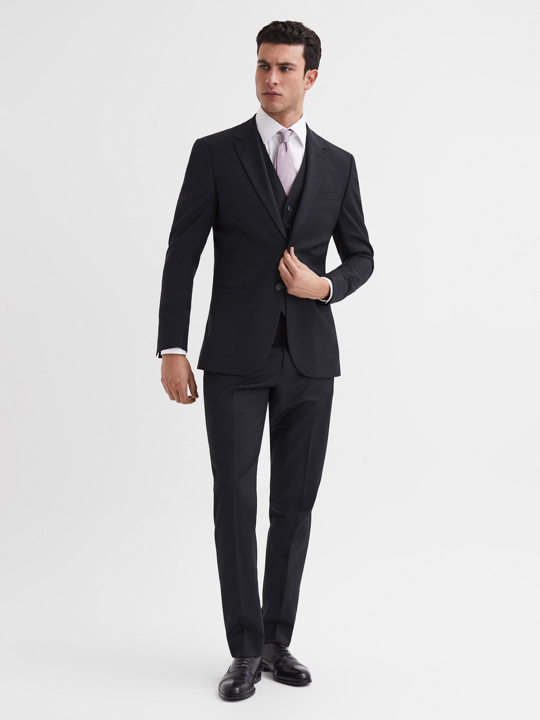 Modern Fit Travel Trousers in Black - Image 6 of 6