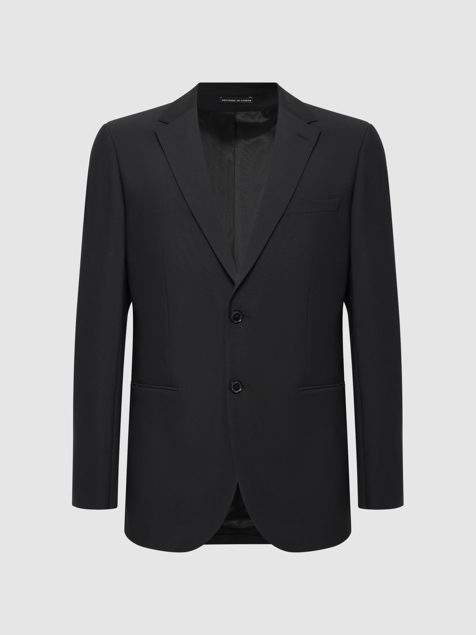 Modern Fit Travel Blazer in Black - Image 2 of 7