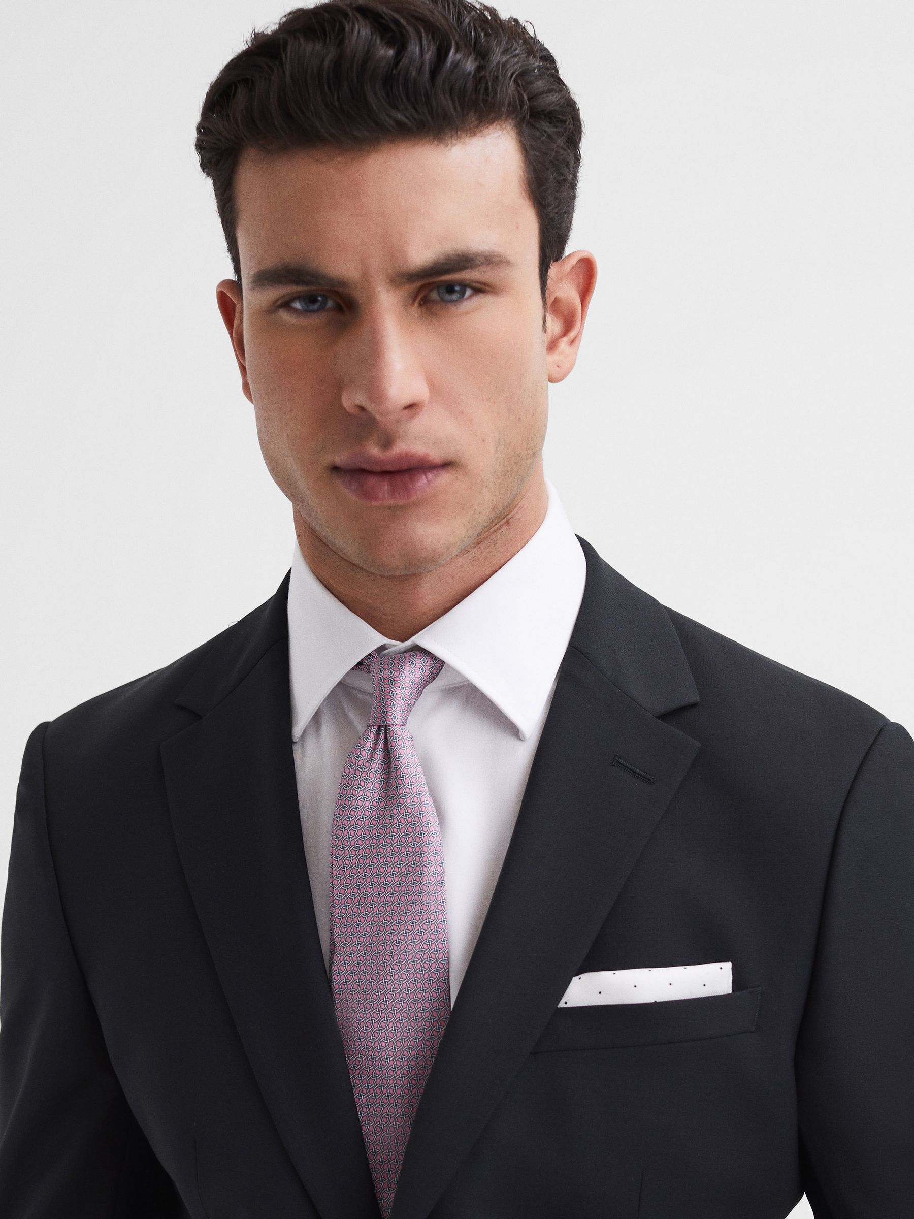 Modern Fit Travel Blazer in Black - Image 4 of 7