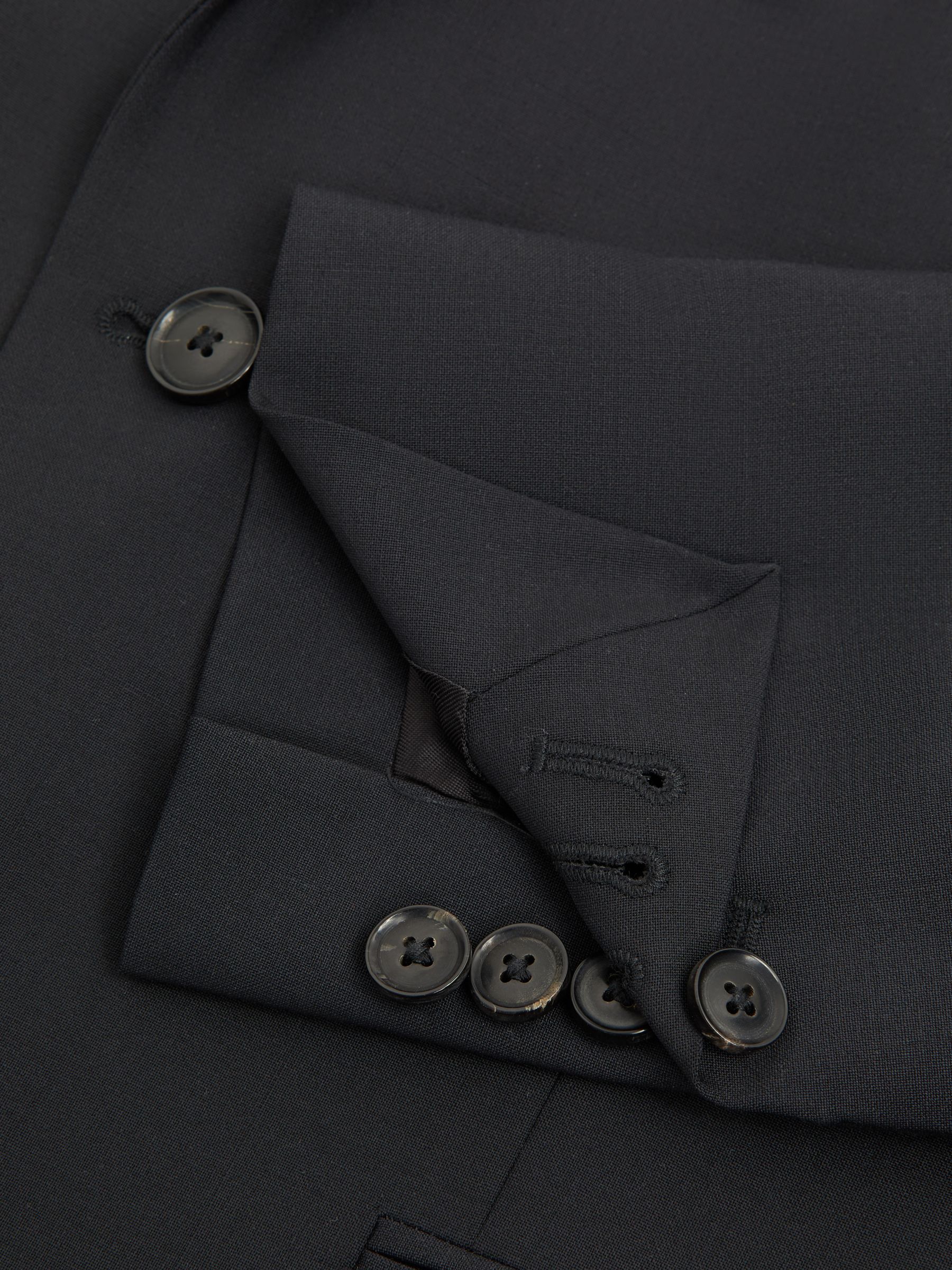 Modern Fit Travel Blazer in Black - Image 6 of 7