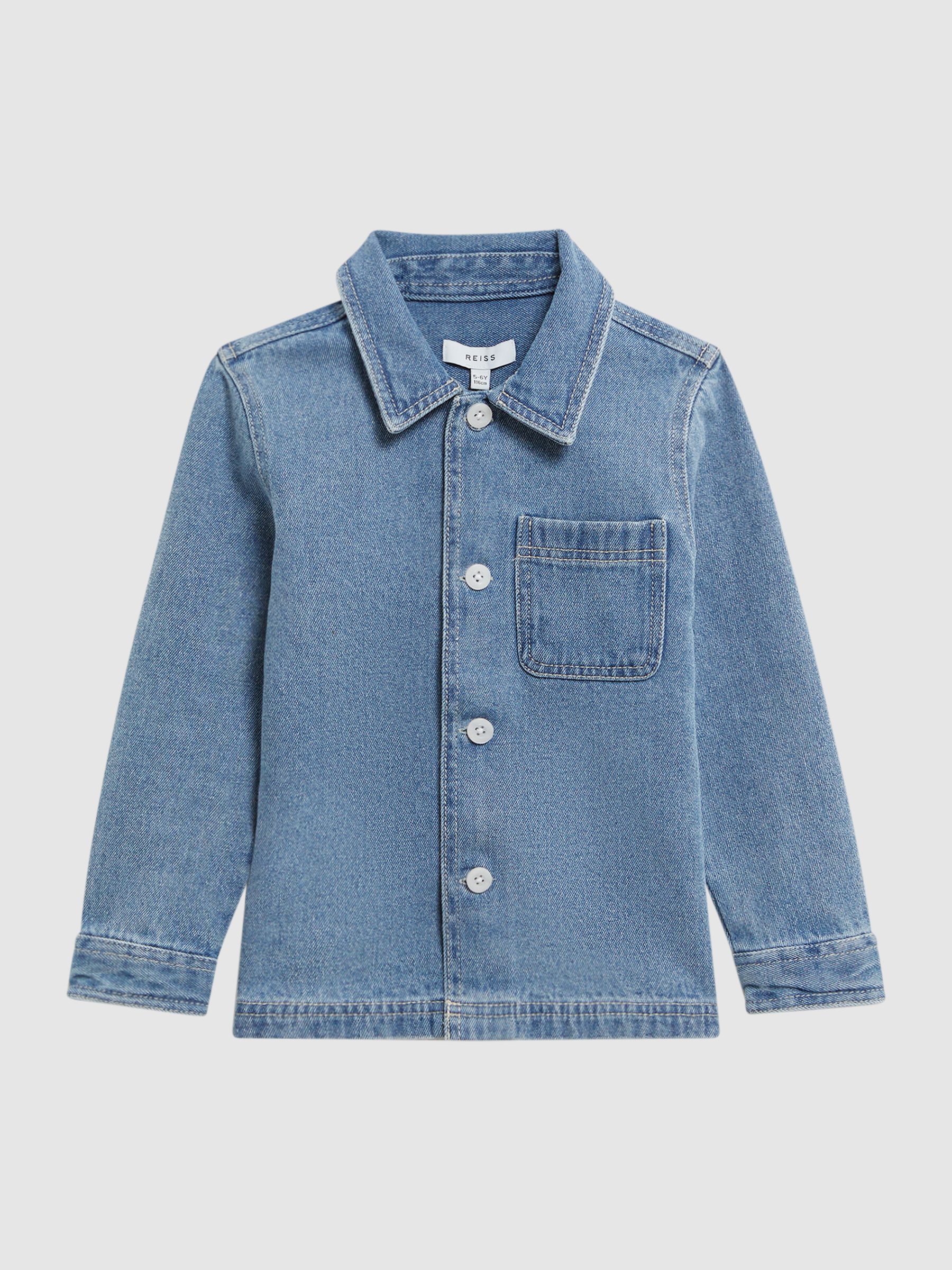 9-12 yrs Denim Jacket in Light Blue - Image 2 of 7