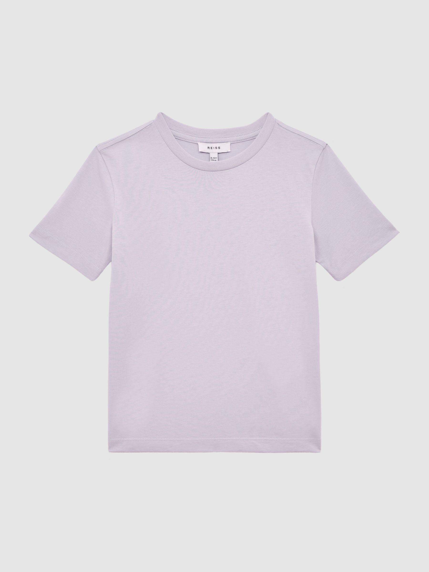 9-13 yrs Crew Neck T-Shirt in Lilac Purple - Image 2 of 7