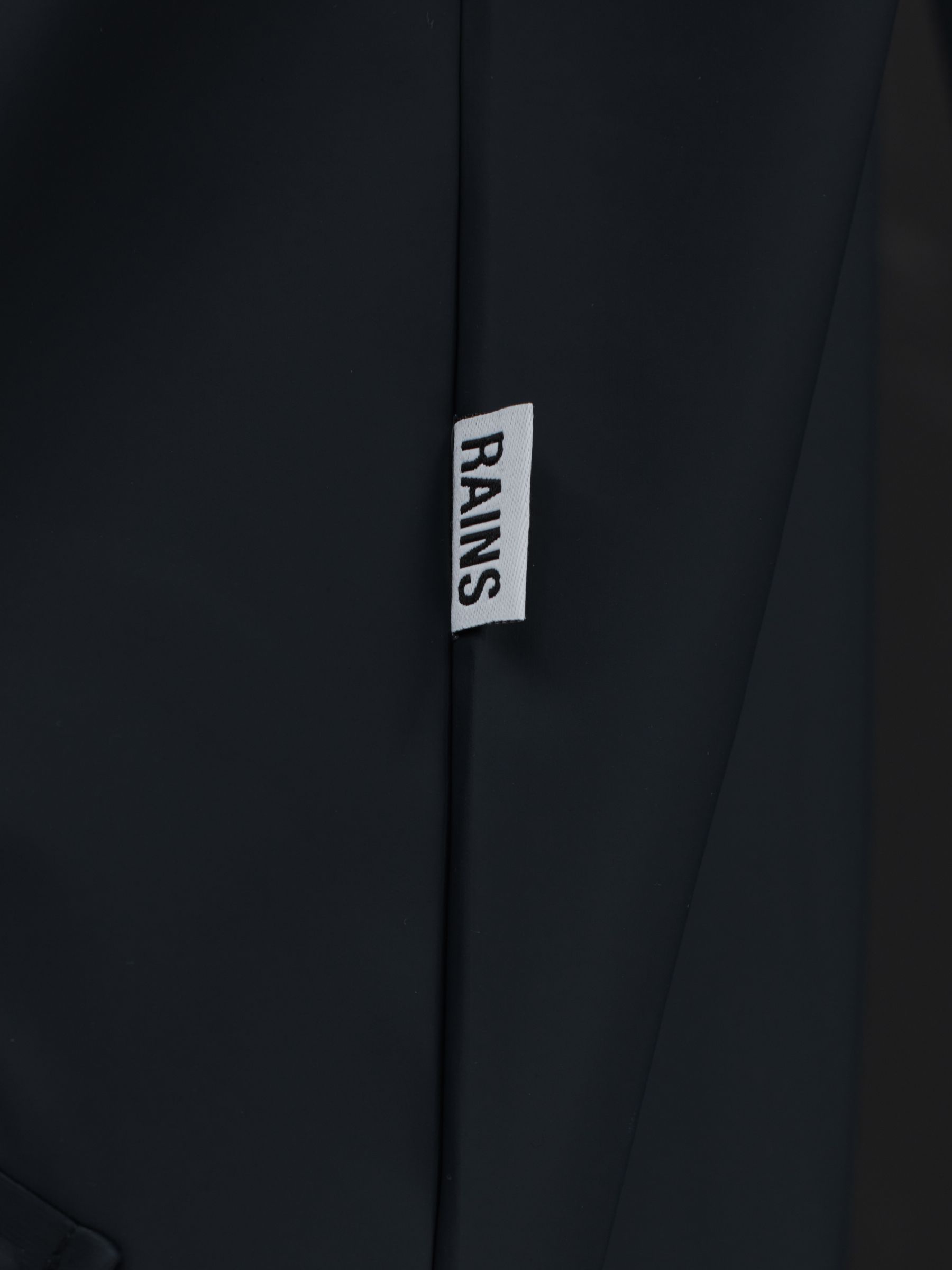 Rains Unisex Hooded Raincoat in Navy - Image 4 of 6