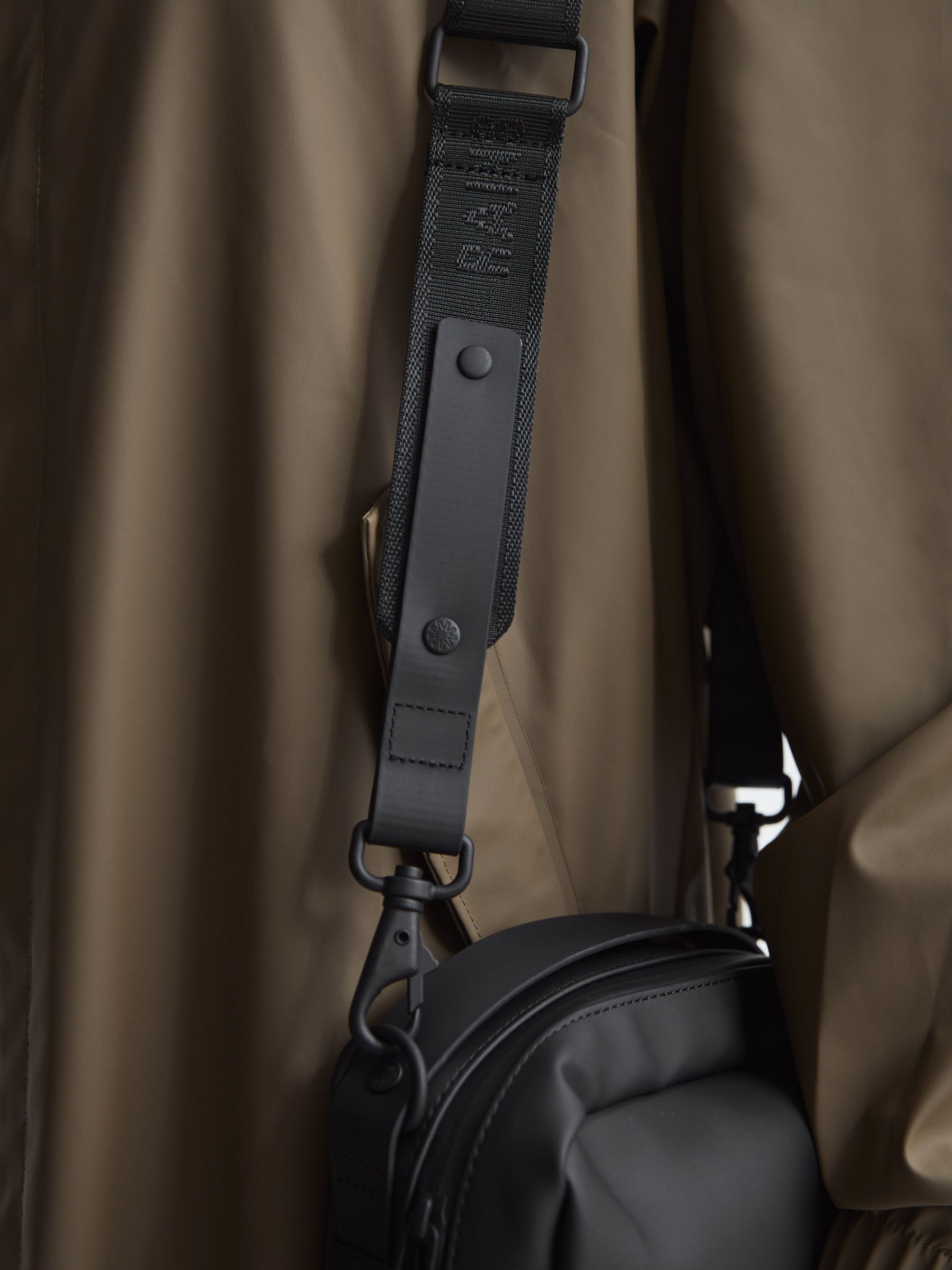 Rains Box Bag in Black - Image 3 of 6