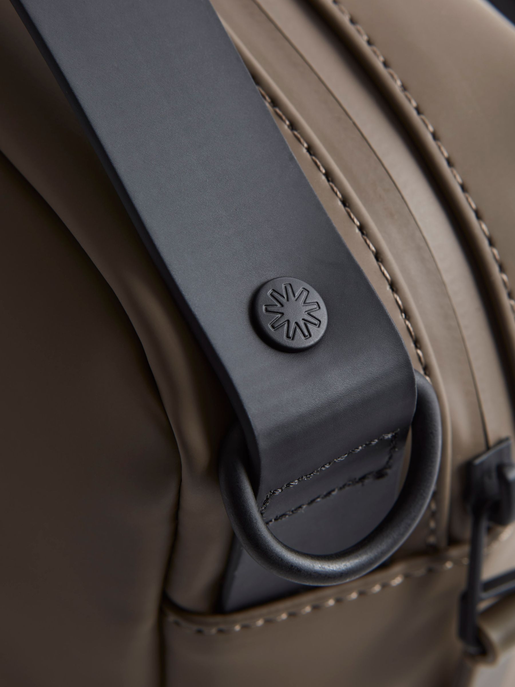 Rains Box Bag in Mid Brown - Image 6 of 8