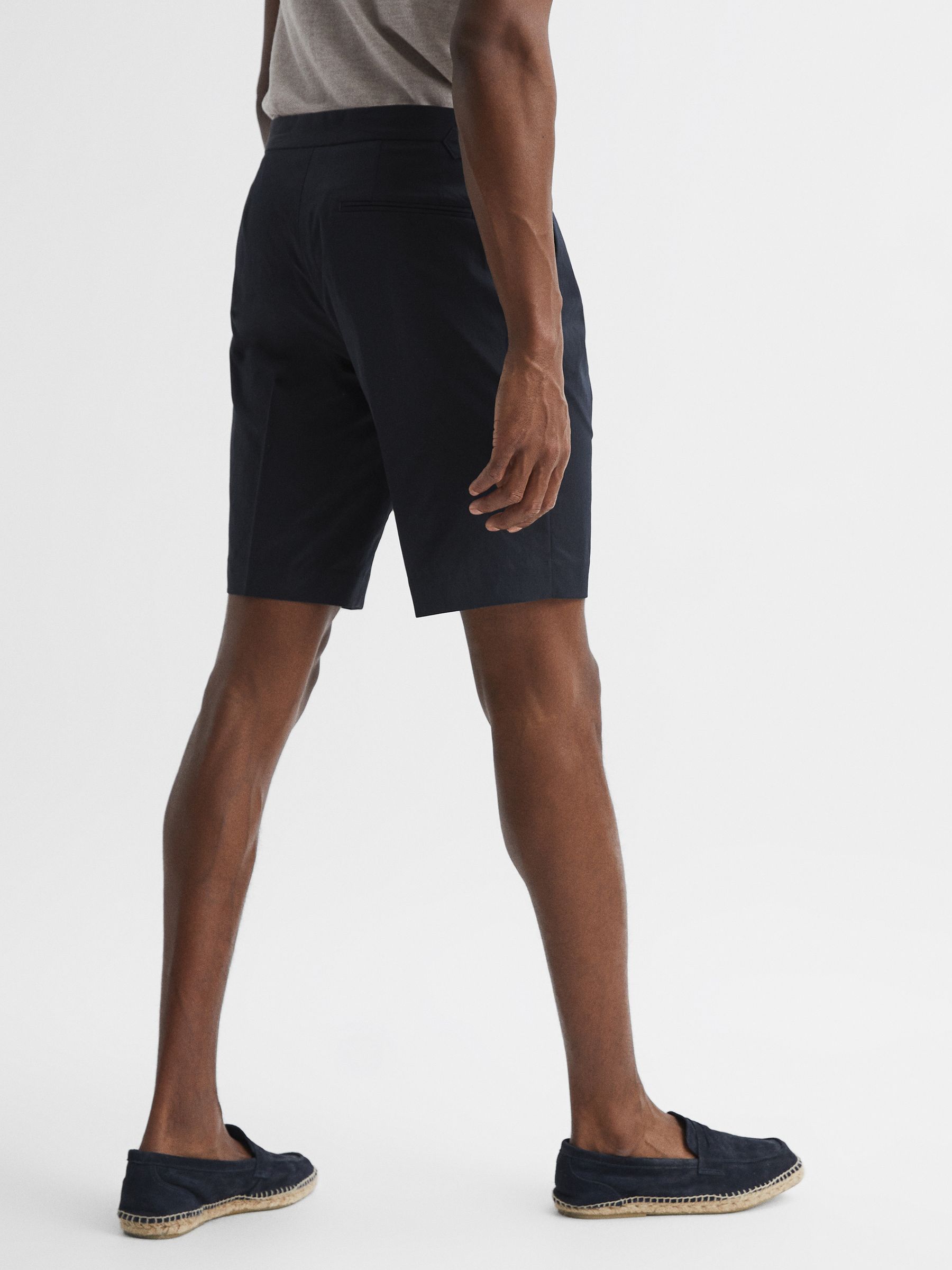 Side Adjuster Shorts in Navy - Image 5 of 6