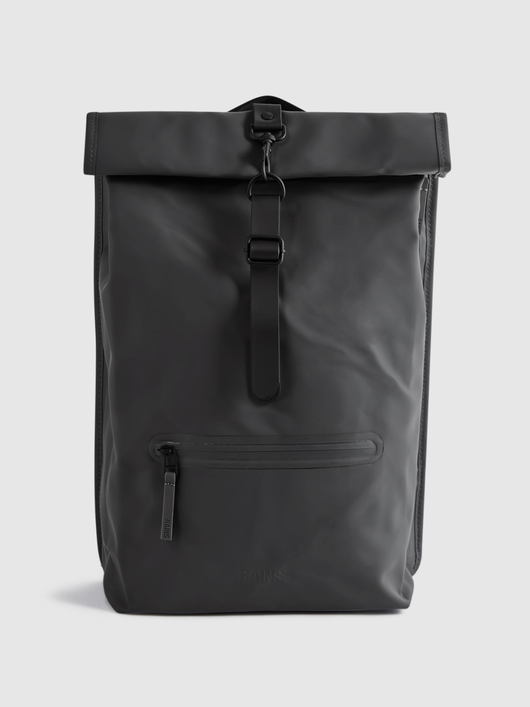 Rains Roll Top Rucksack in Slate - Image 1 of 8