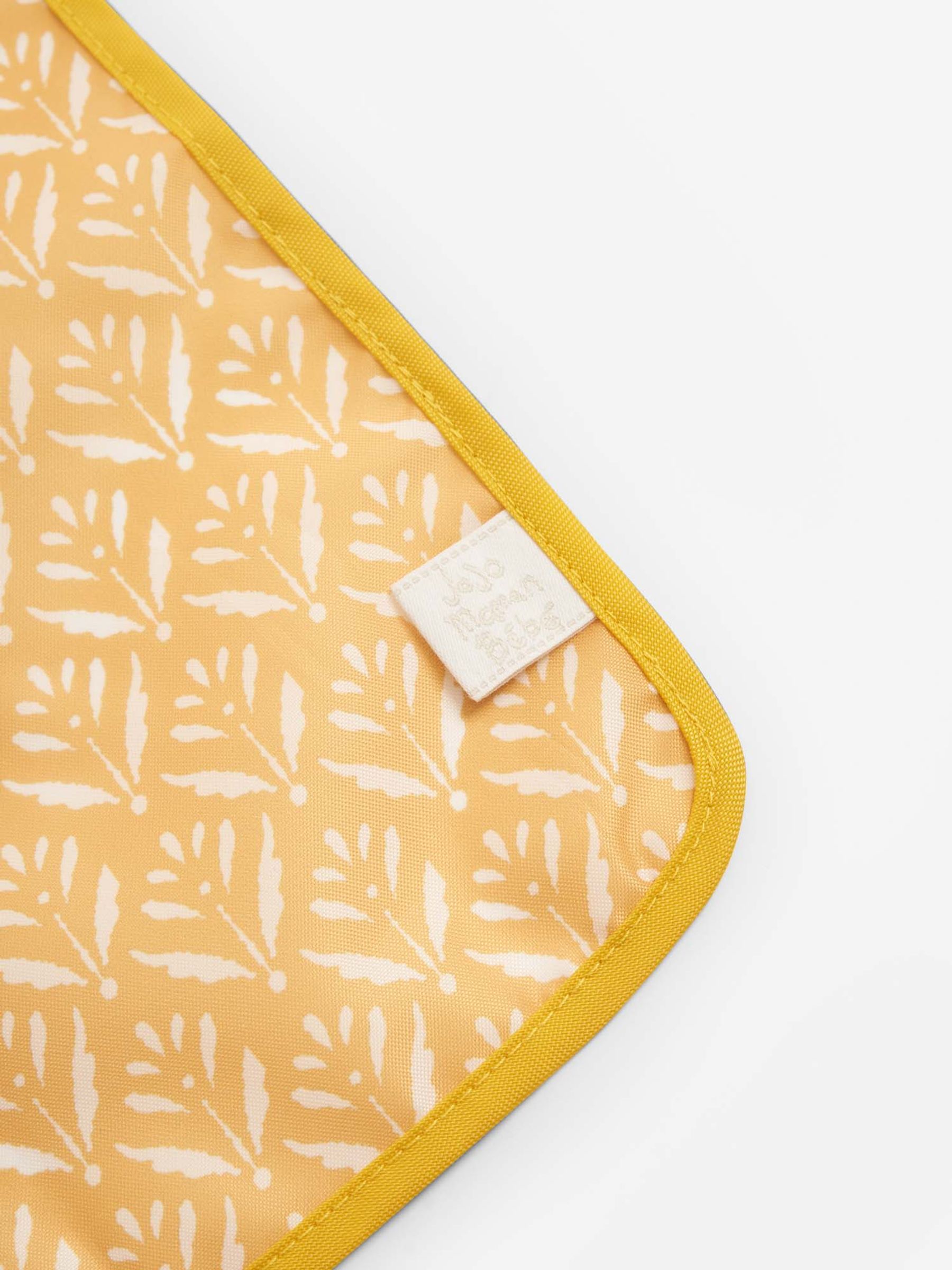 Square Ochre Batik Print Floor Mat - Image 4 of 4