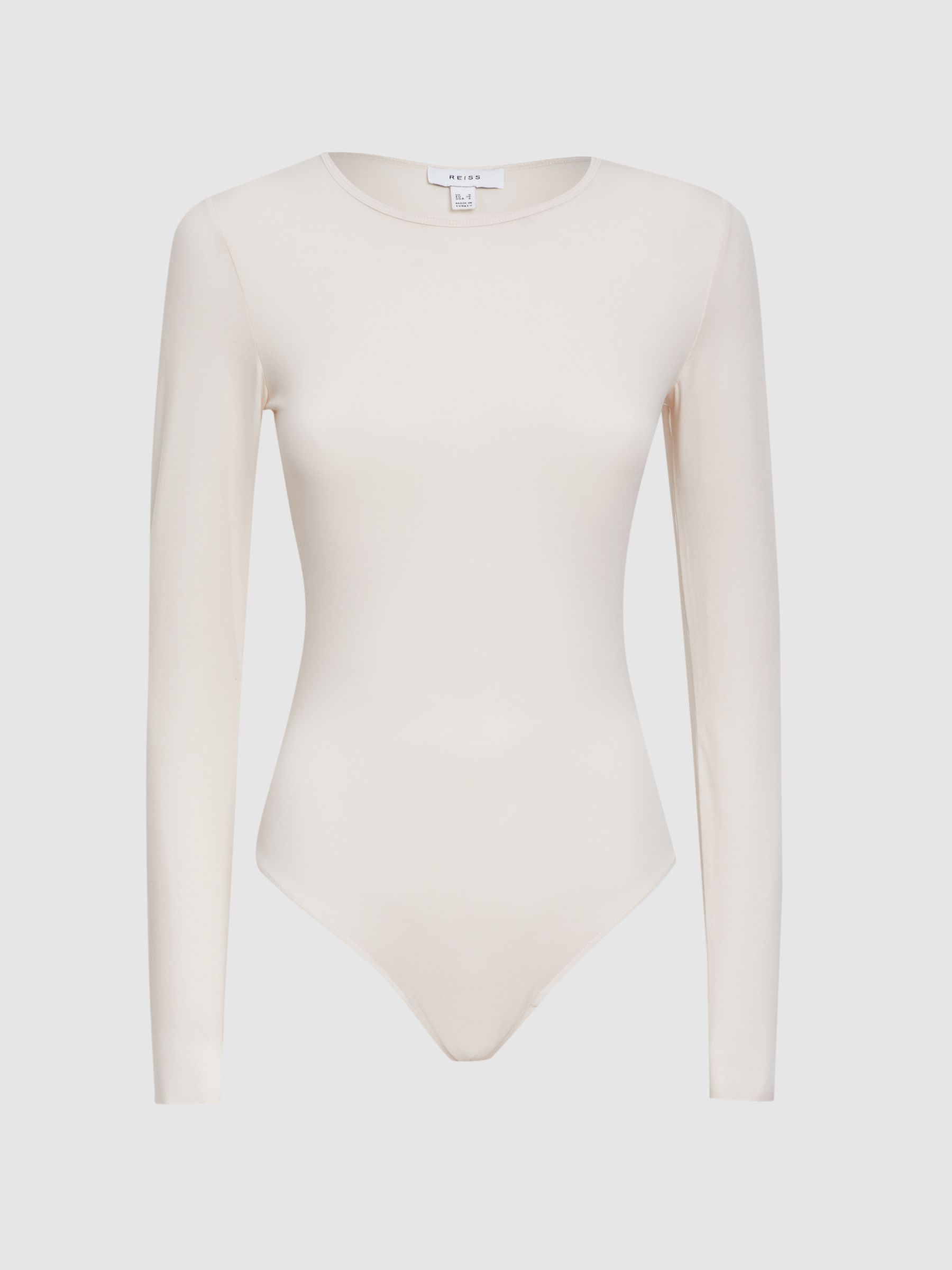 Long Sleeve Bodysuit in Ivory - Image 2 of 4
