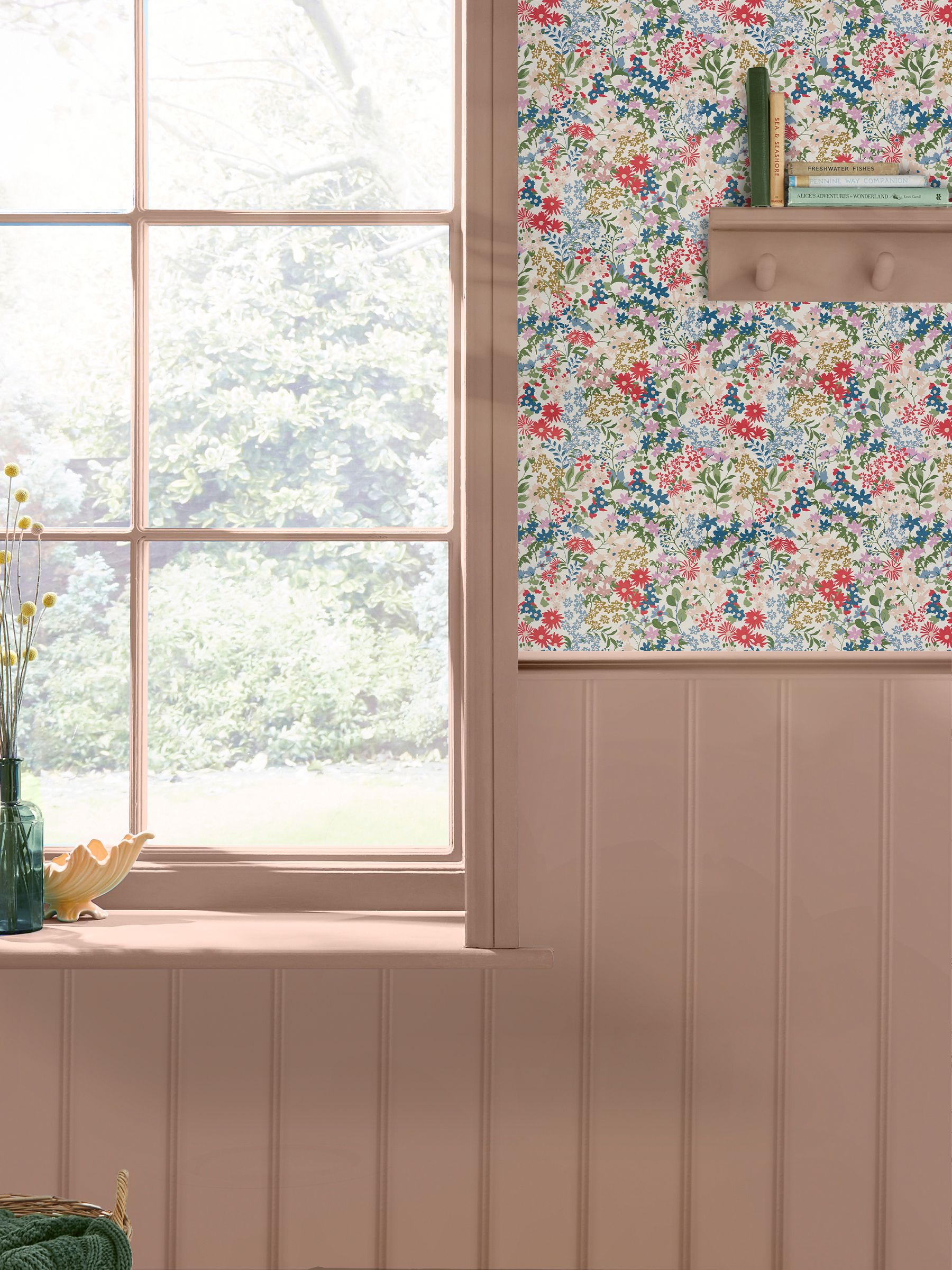 Cream Sanders Ditsy Wallpaper - Image 1 of 3