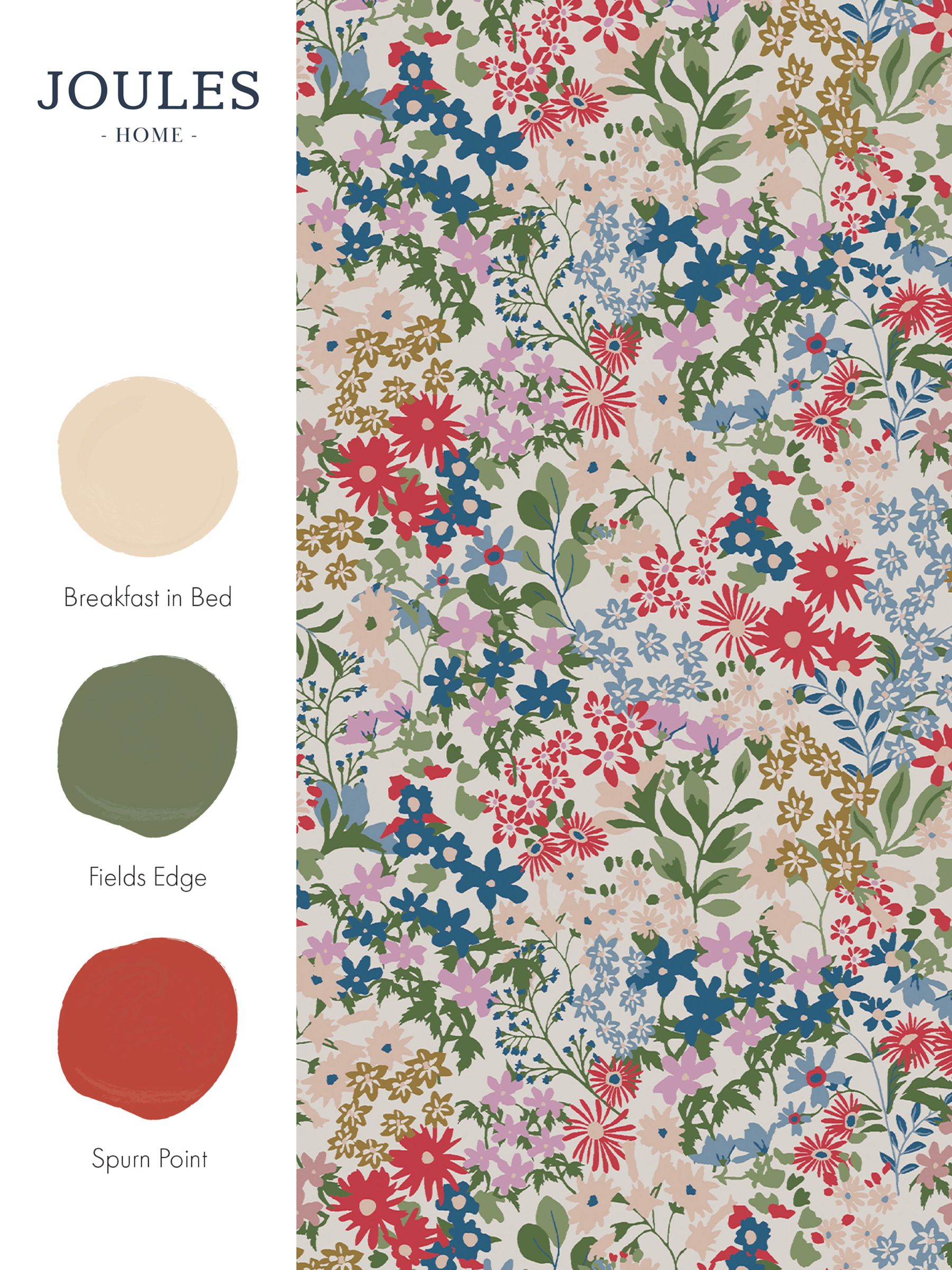 Cream Sanders Ditsy Wallpaper - Image 3 of 3