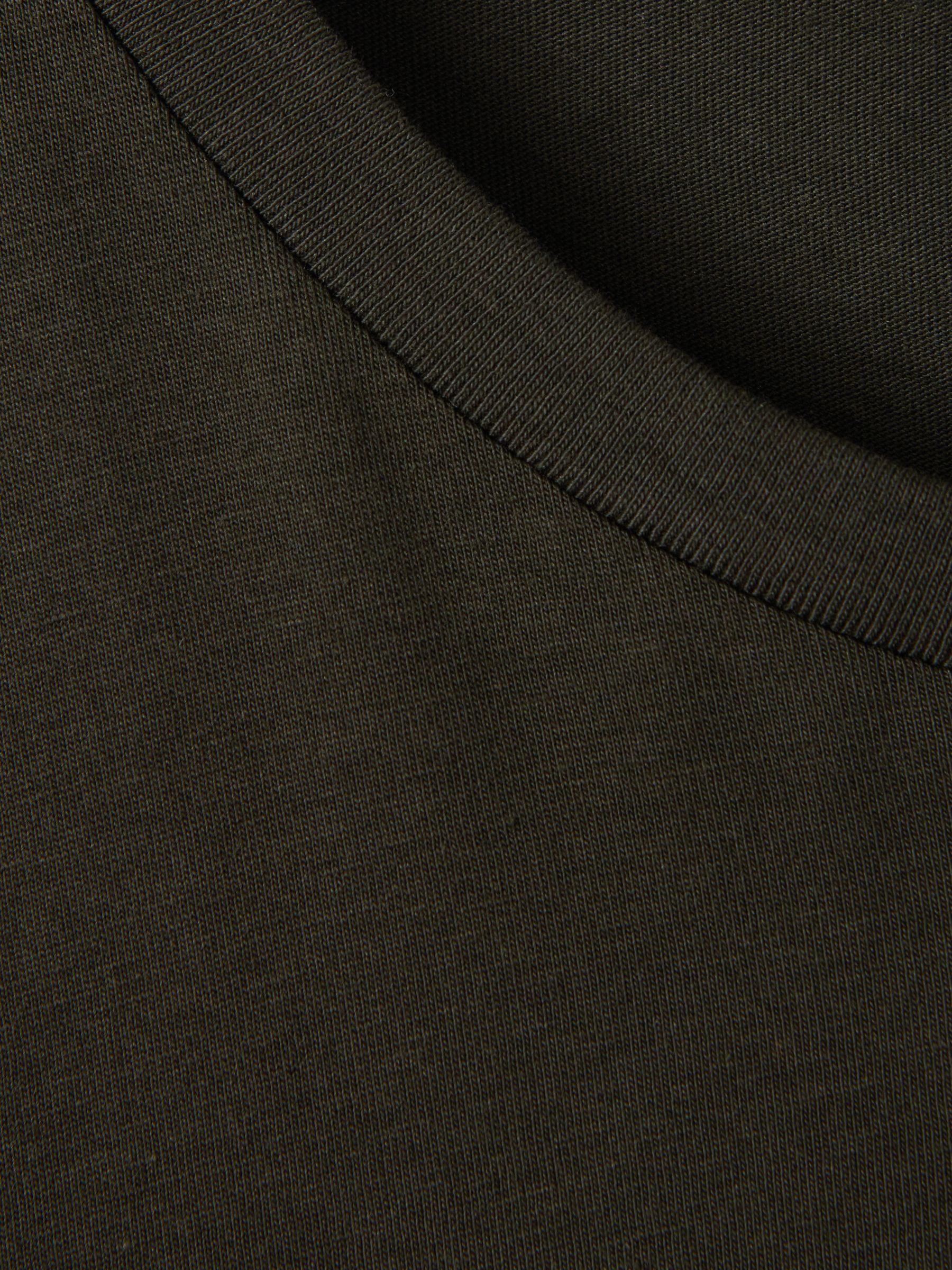 Crew Neck T-Shirt in Oxidised Green - Image 6 of 7