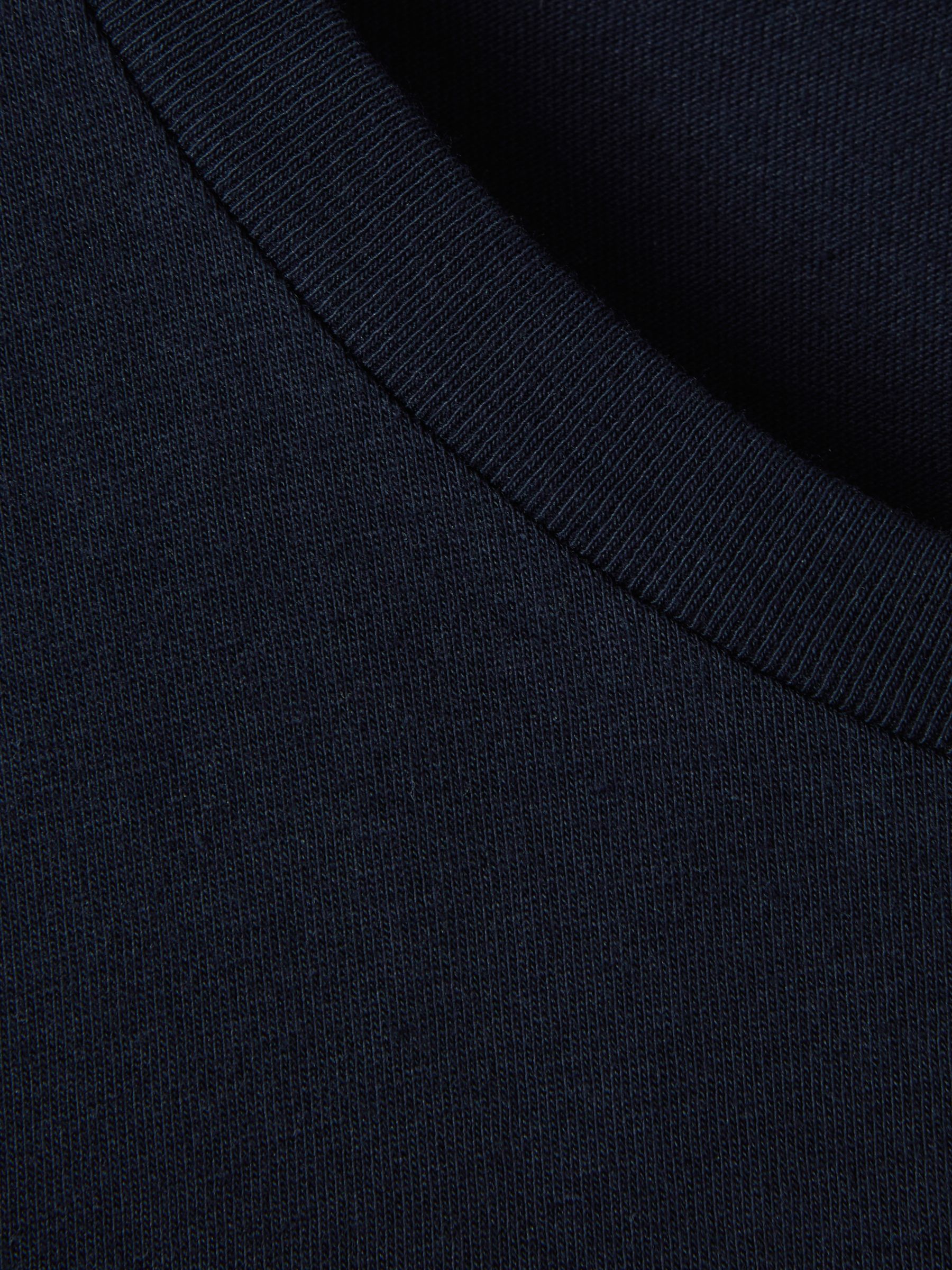 Crew Neck T-Shirt in Navy - Image 6 of 6
