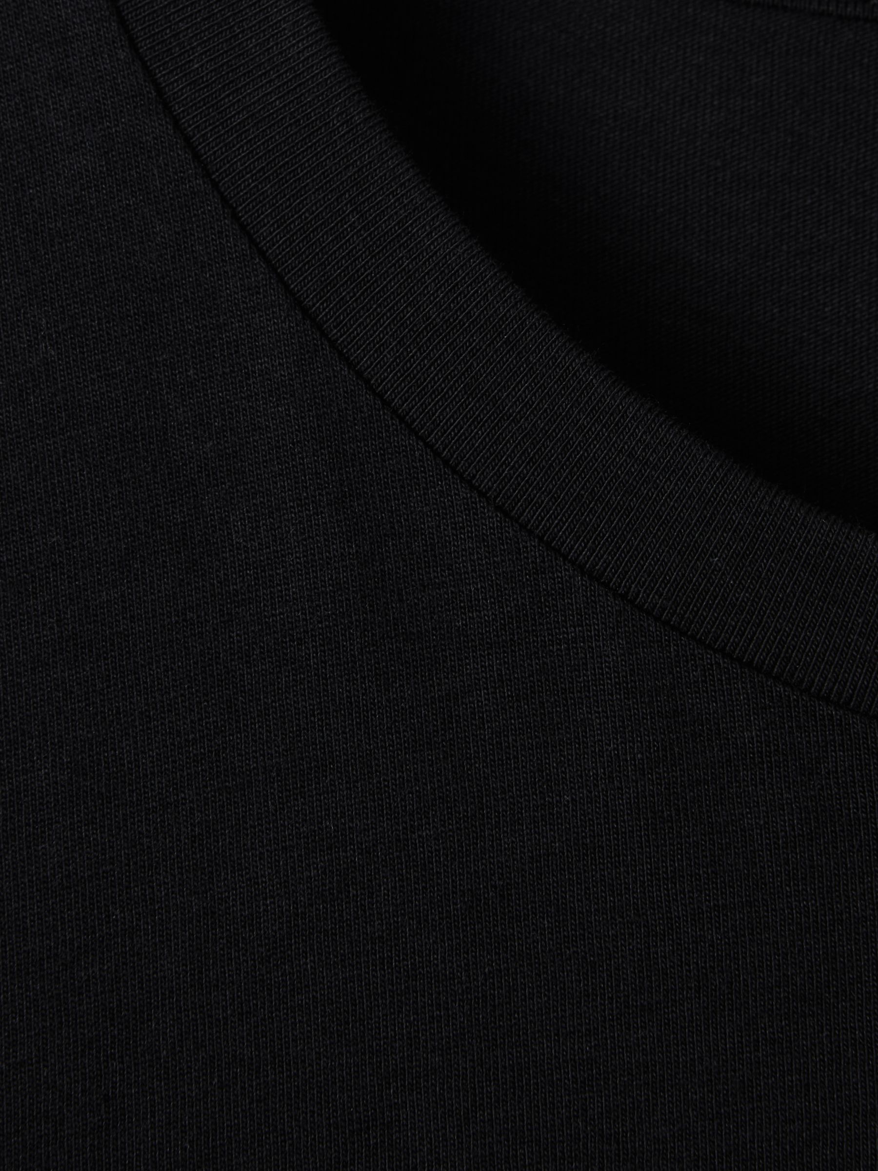 Crew Neck T-Shirt in Black - Image 7 of 7