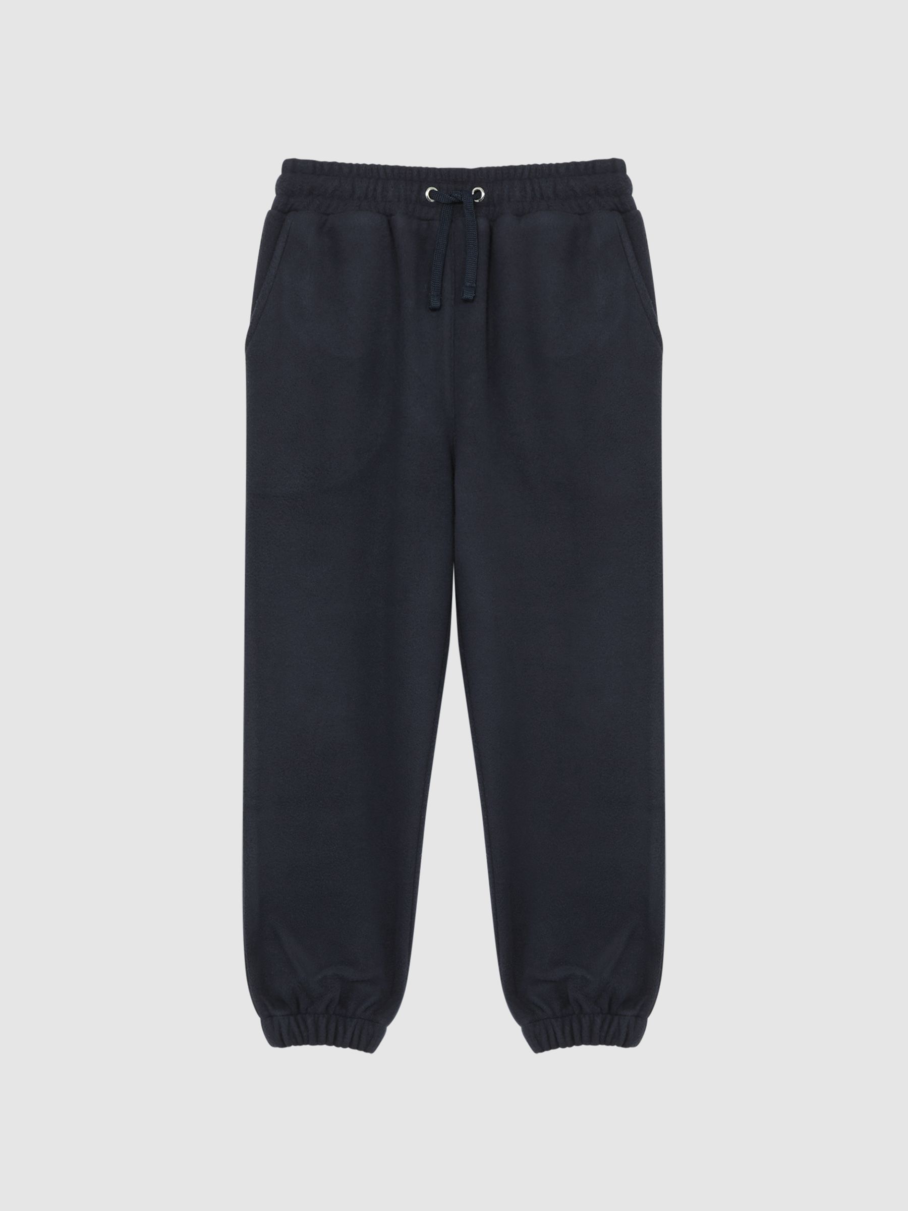 Junior Micro Fleece Joggers in Navy - Image 2 of 6 Junior Micro Fleece Joggers in Navy - Image 2 of 6