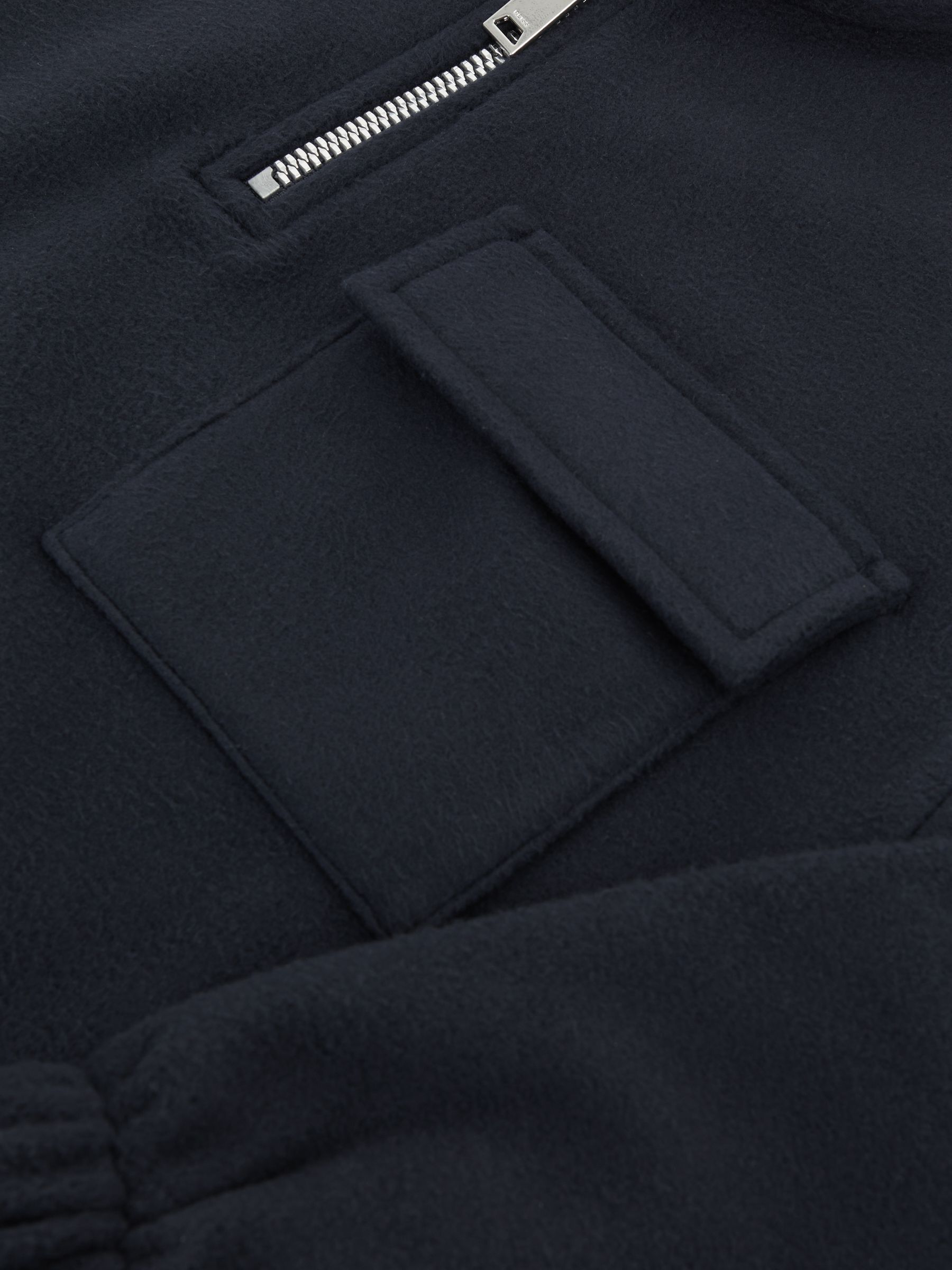 Junior Micro Fleece Half Zip Jumper in Navy - Image 6 of 6