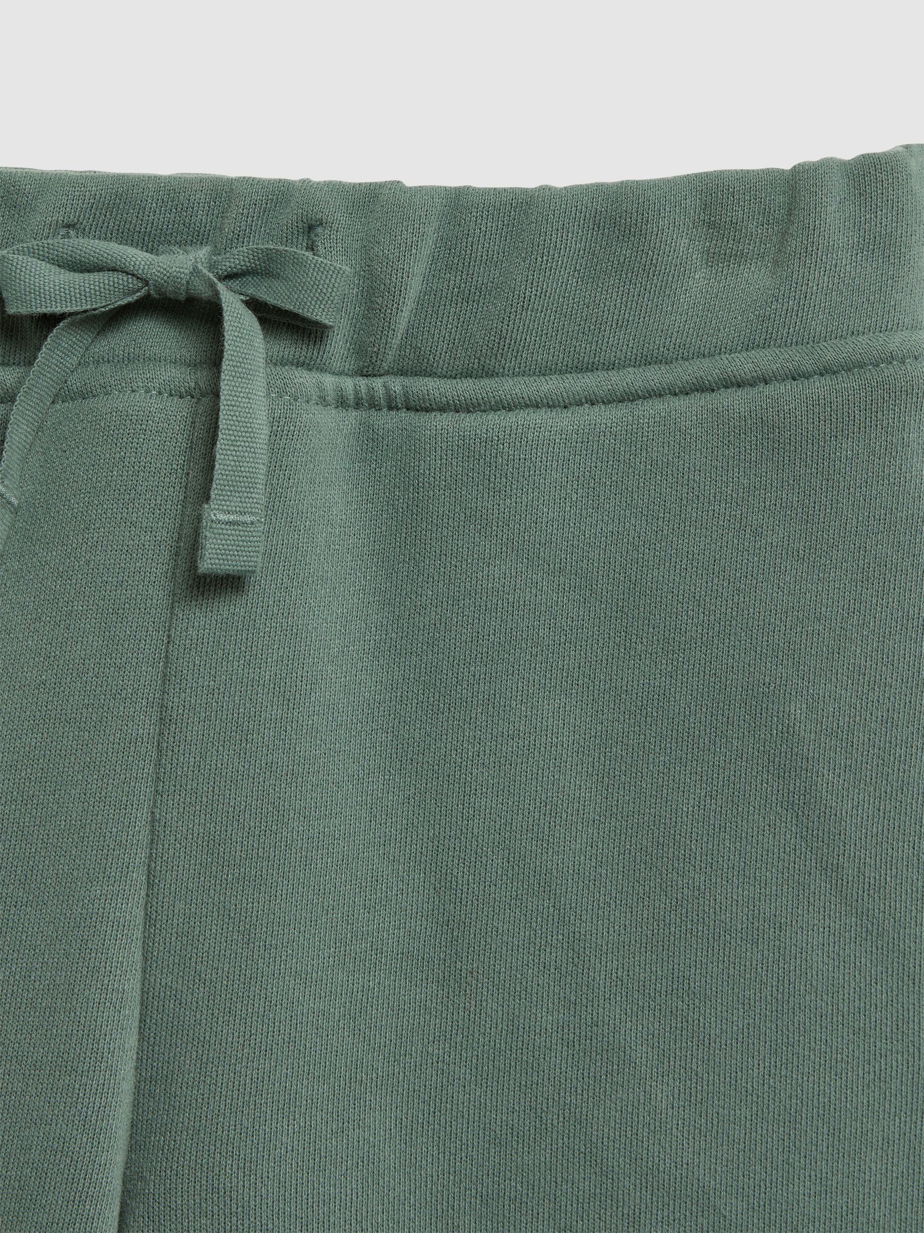 Garment Dye Jersey Joggers in Fern Green - Image 6 of 6