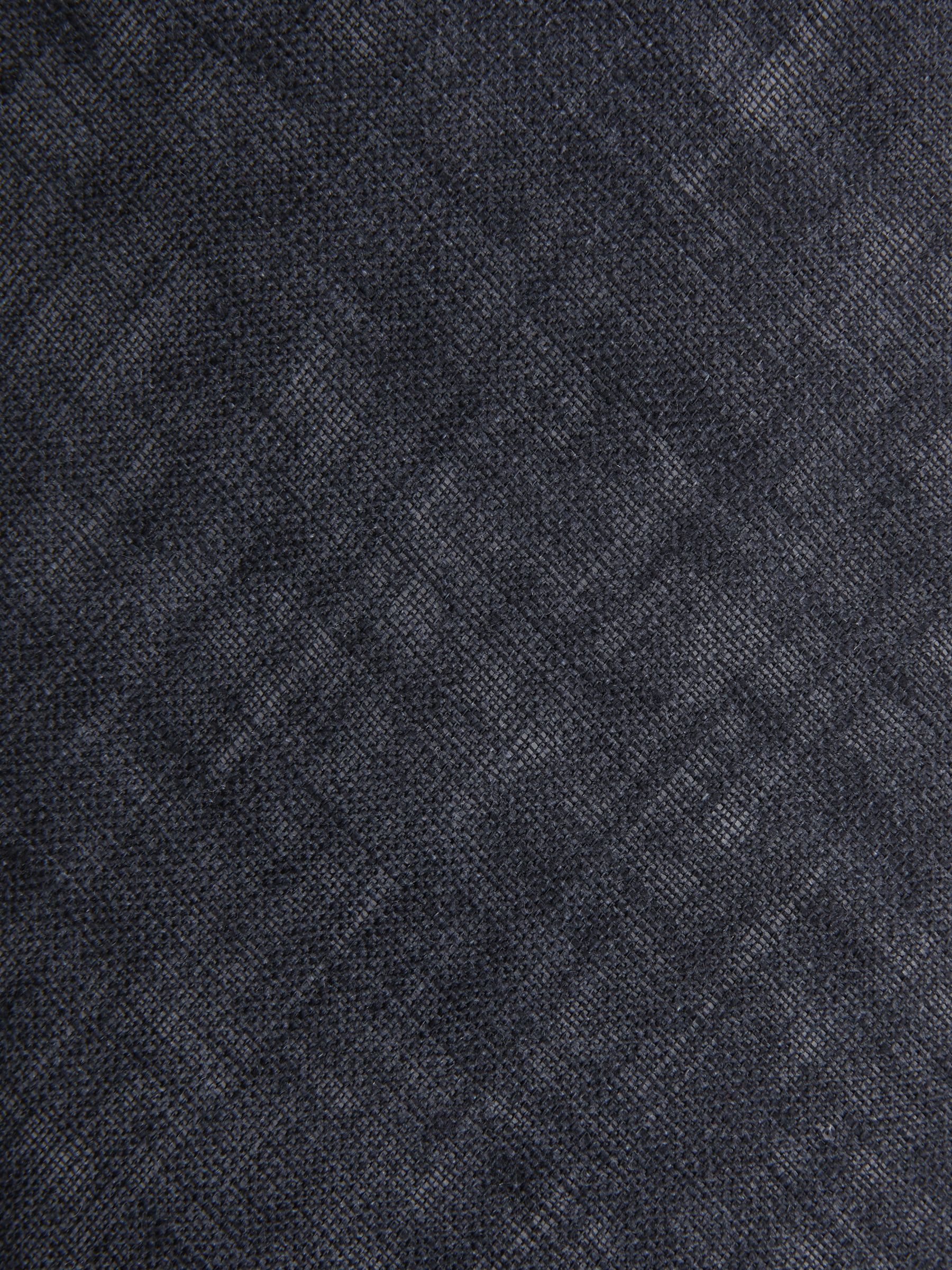 Linen Tie in Navy - Image 5 of 5