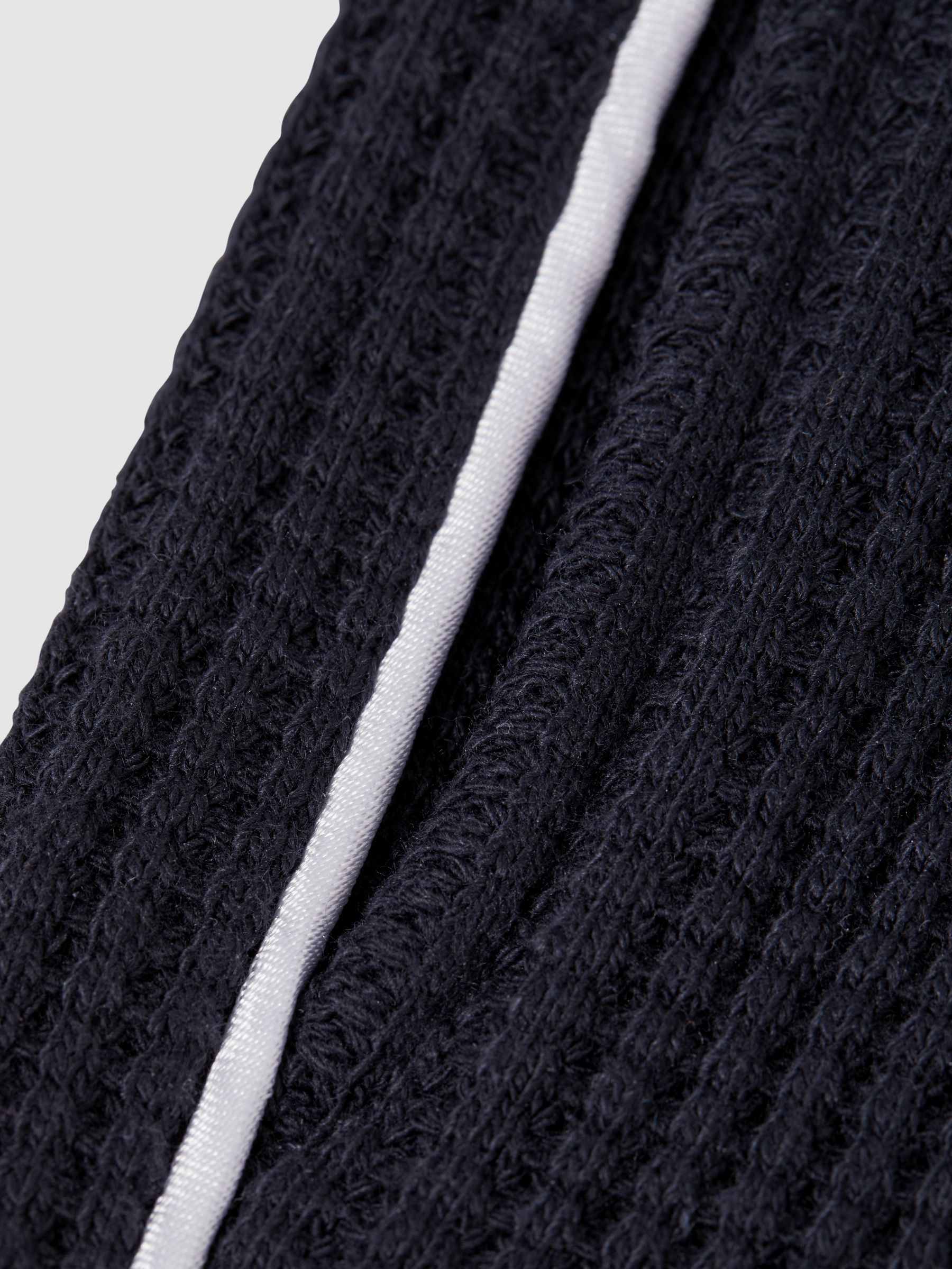 Junior Textured Drawstring Shorts in Navy - Image 6 of 6