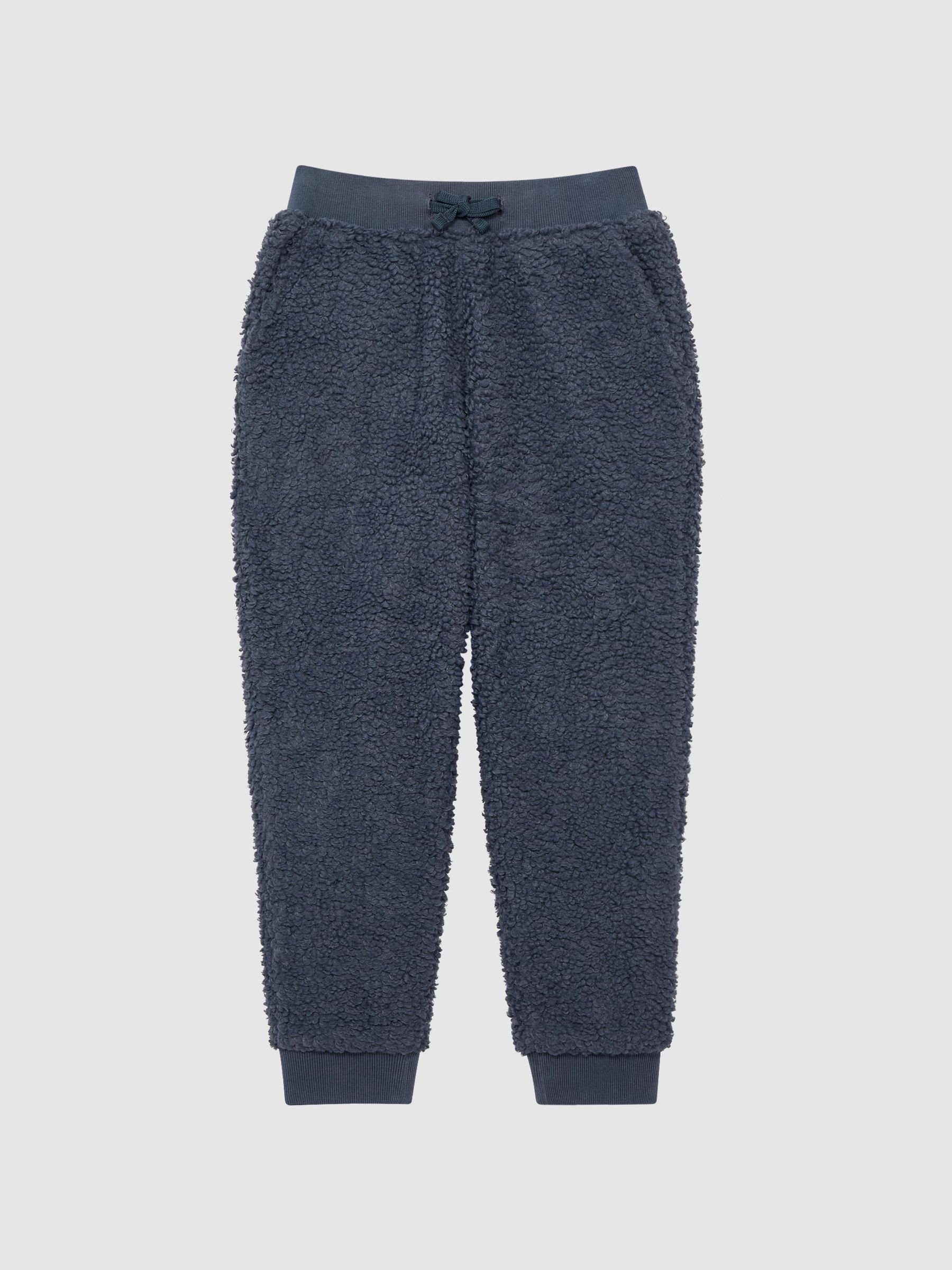 Senior Boucle Drawstring Joggers in Blue - Image 2 of 6