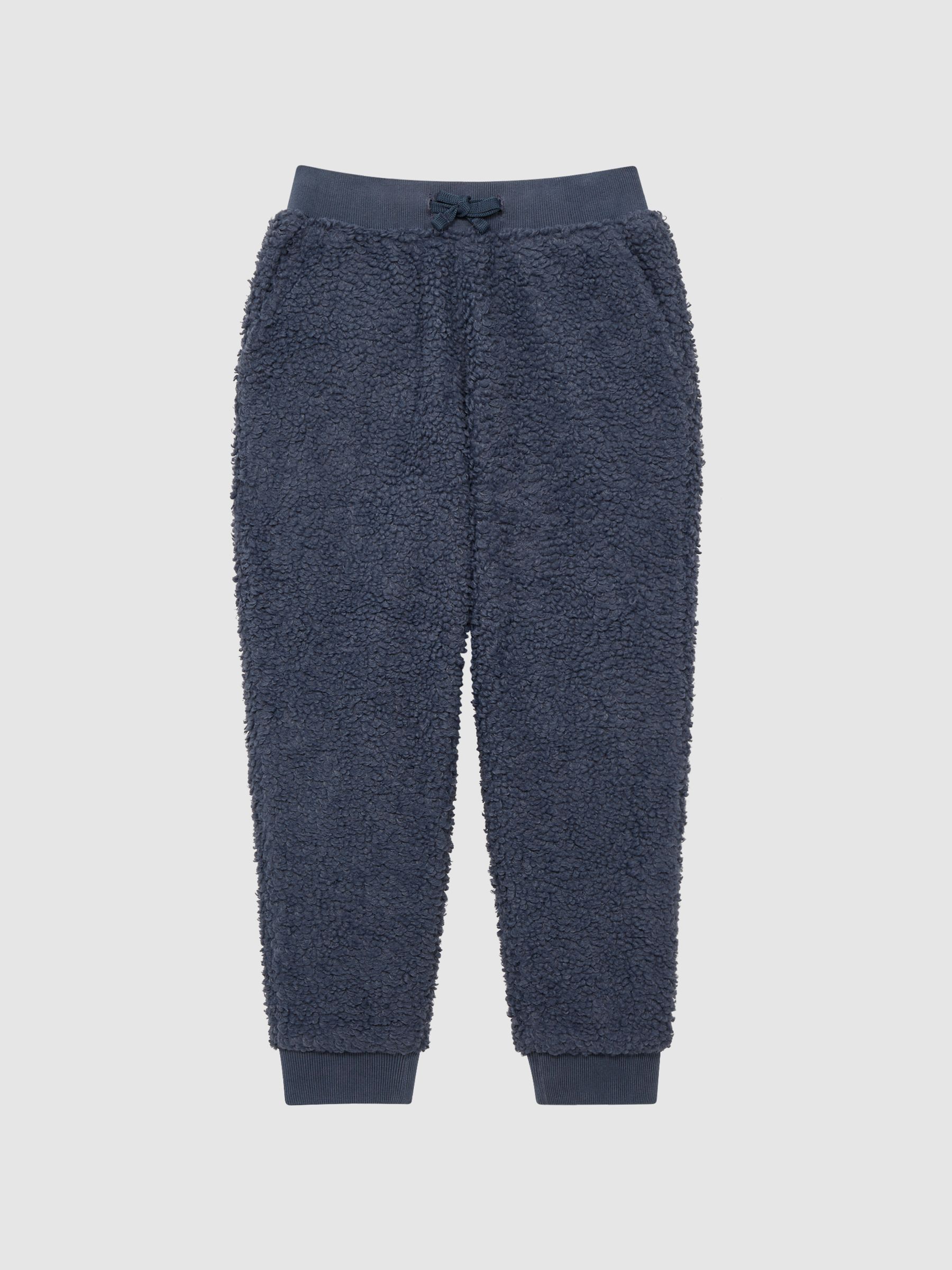 Junior Boucle Drawstring Joggers in Blue - Image 2 of 6