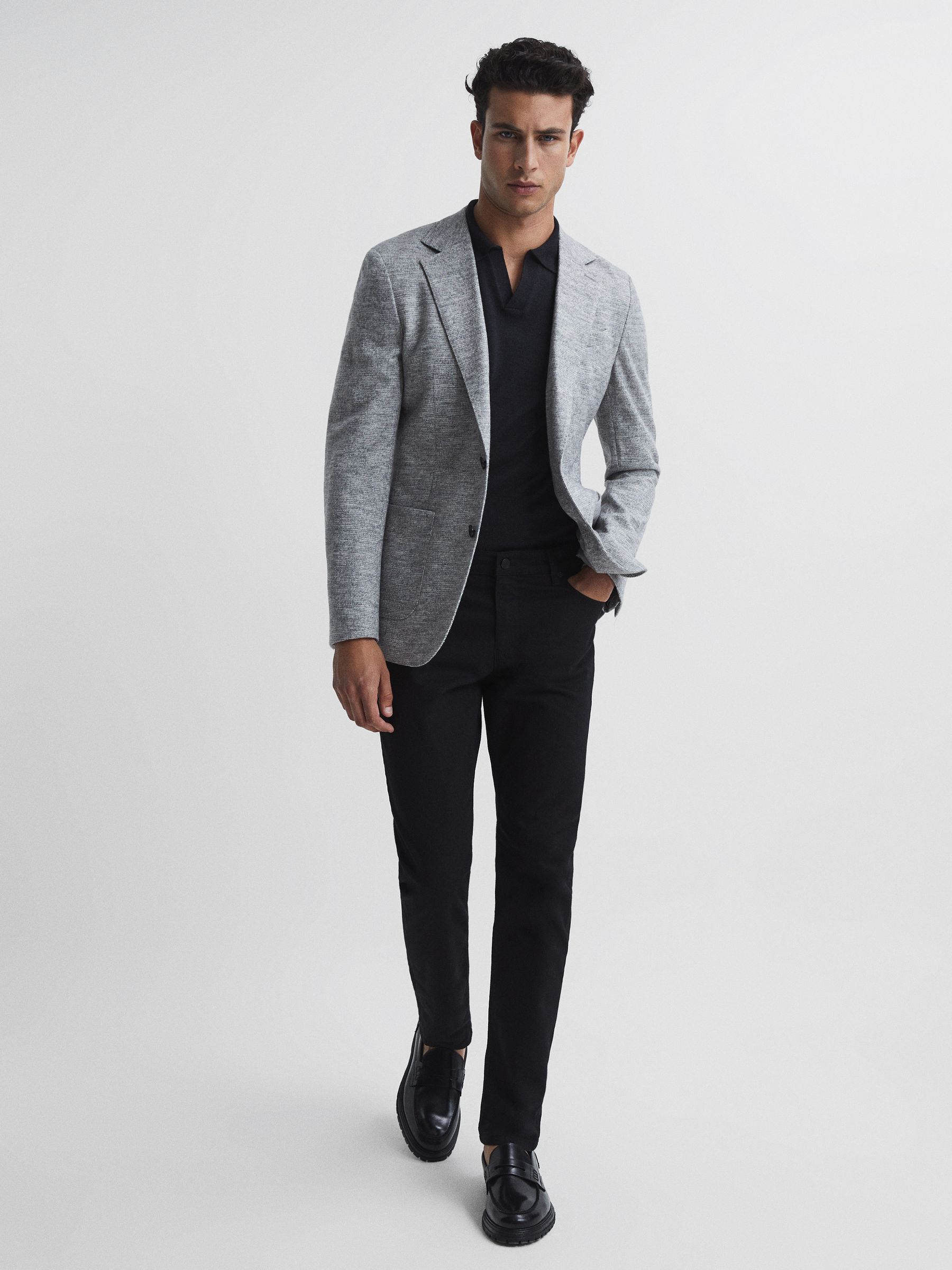 Slim Fit Jeans in Black - Image 6 of 6