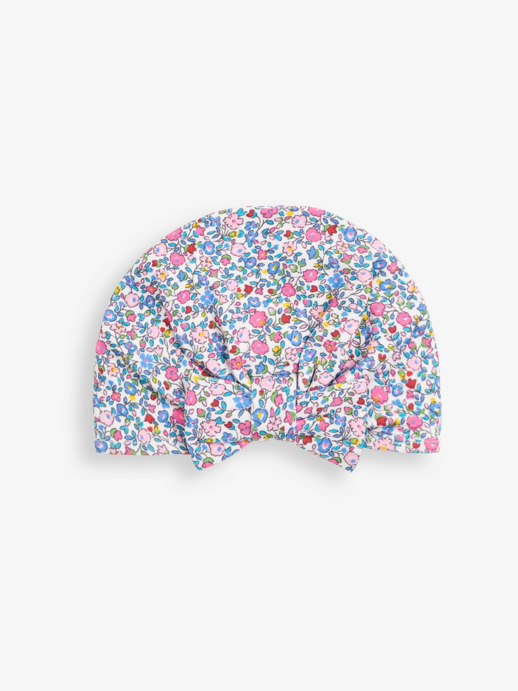 Pink Ditsy Ladybird Floral Print Turban - Image 4 of 4
