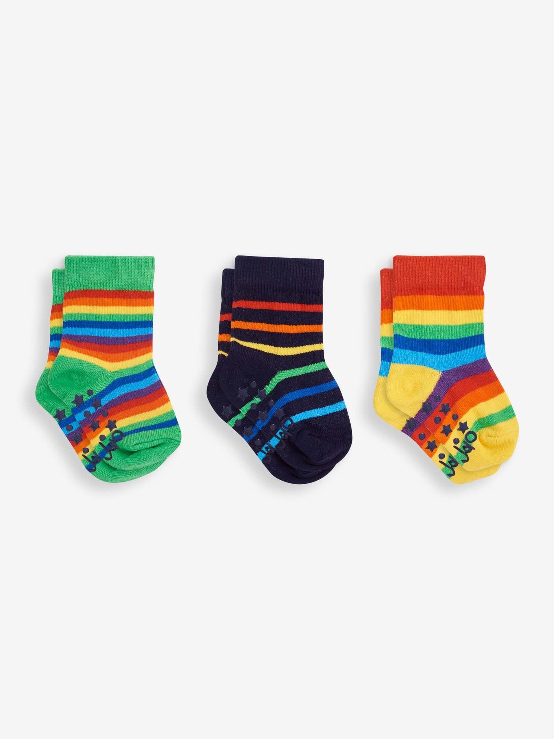 Multi 3-Pack Rainbow Socks - Image 1 of 1