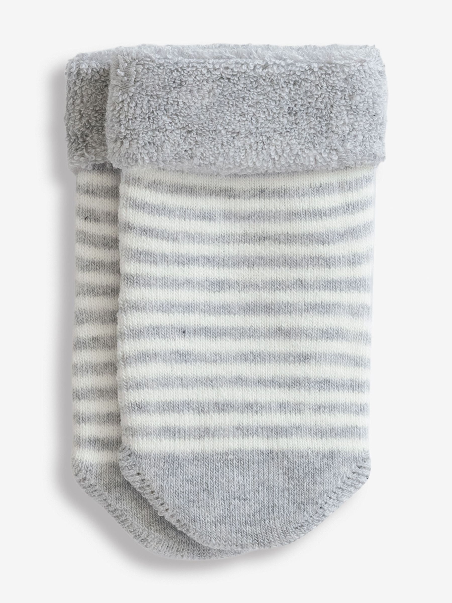 Marl Grey Duck 2-Pack Baby Socks - Image 3 of 3