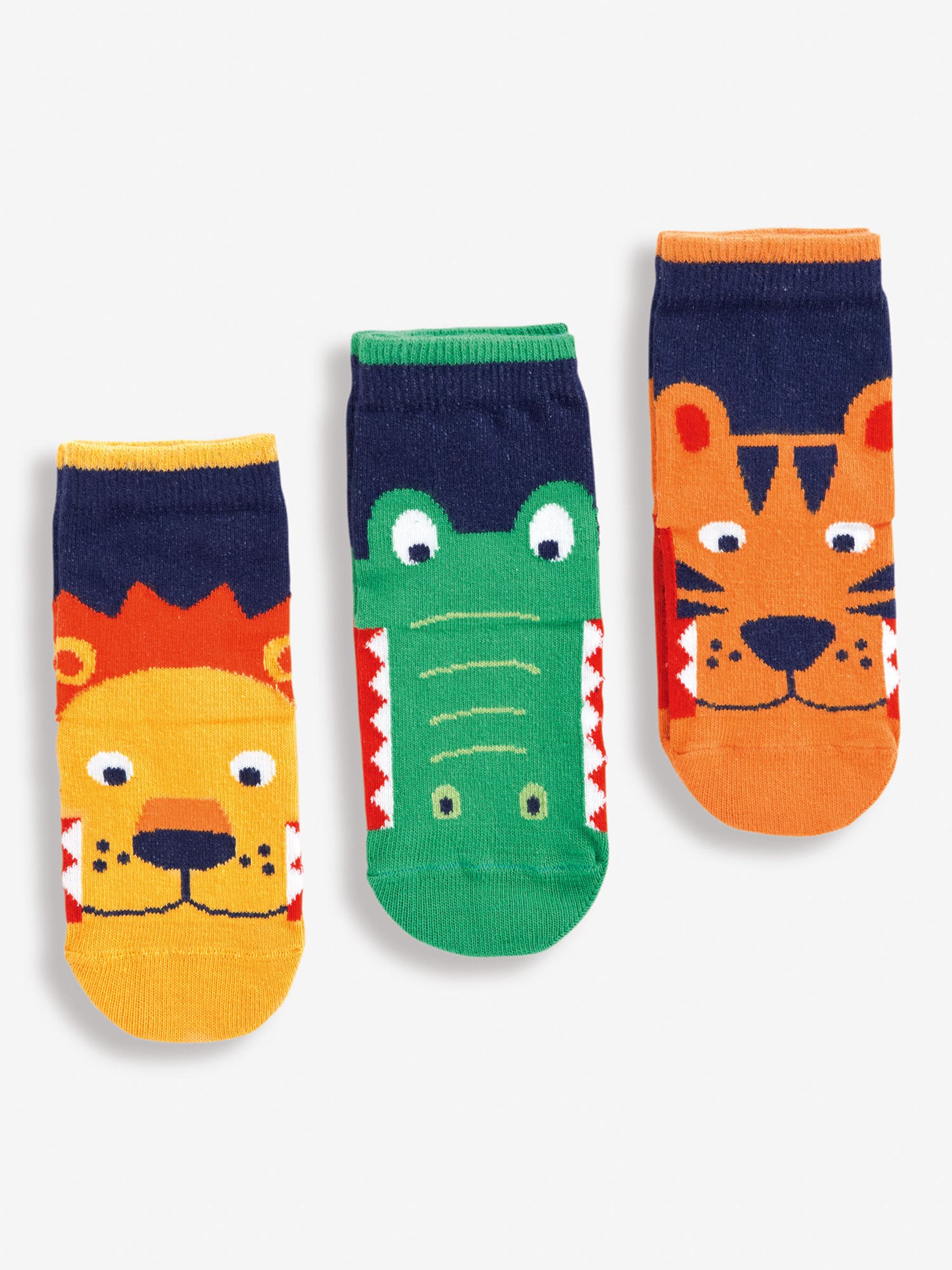 Navy 3-Pack Snappy Safari Socks - Image 2 of 4