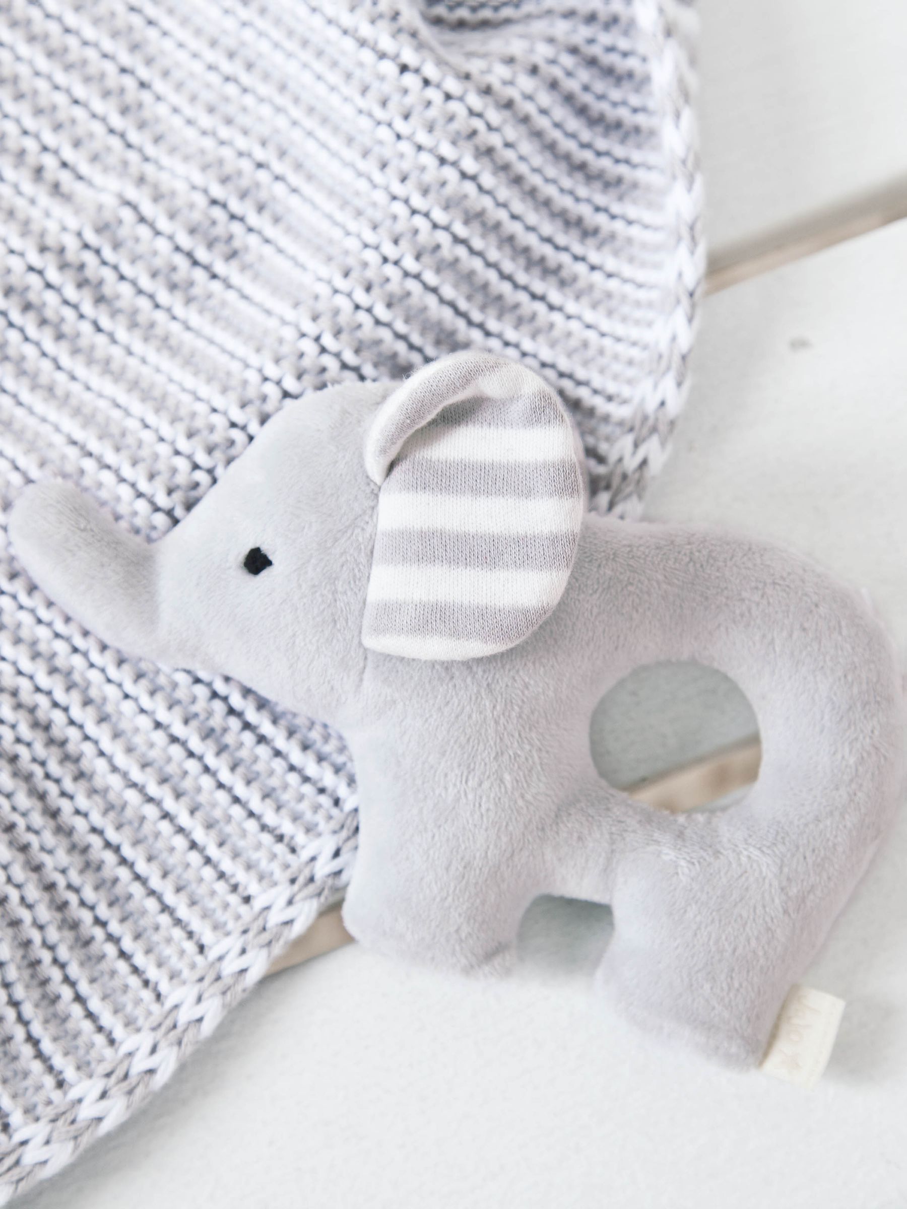 Elephant Soft Rattle - Image 2 of 2