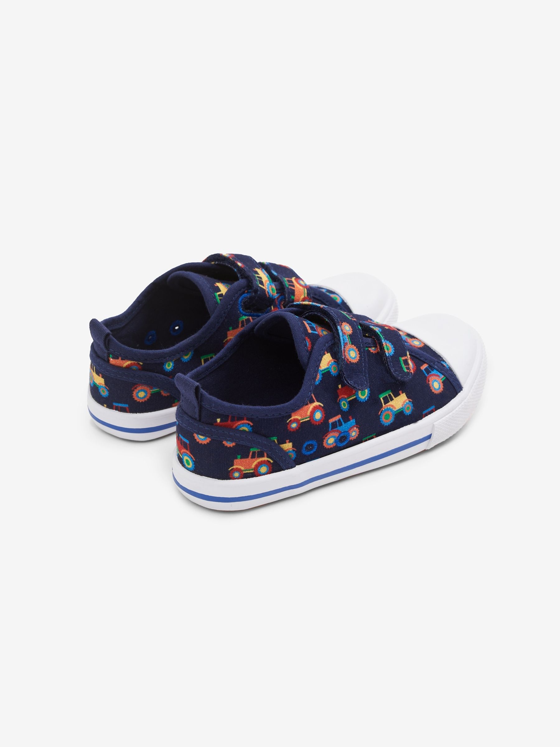 Navy Boys' Kids' Tractor Canvas Pumps - Image 2 of 6