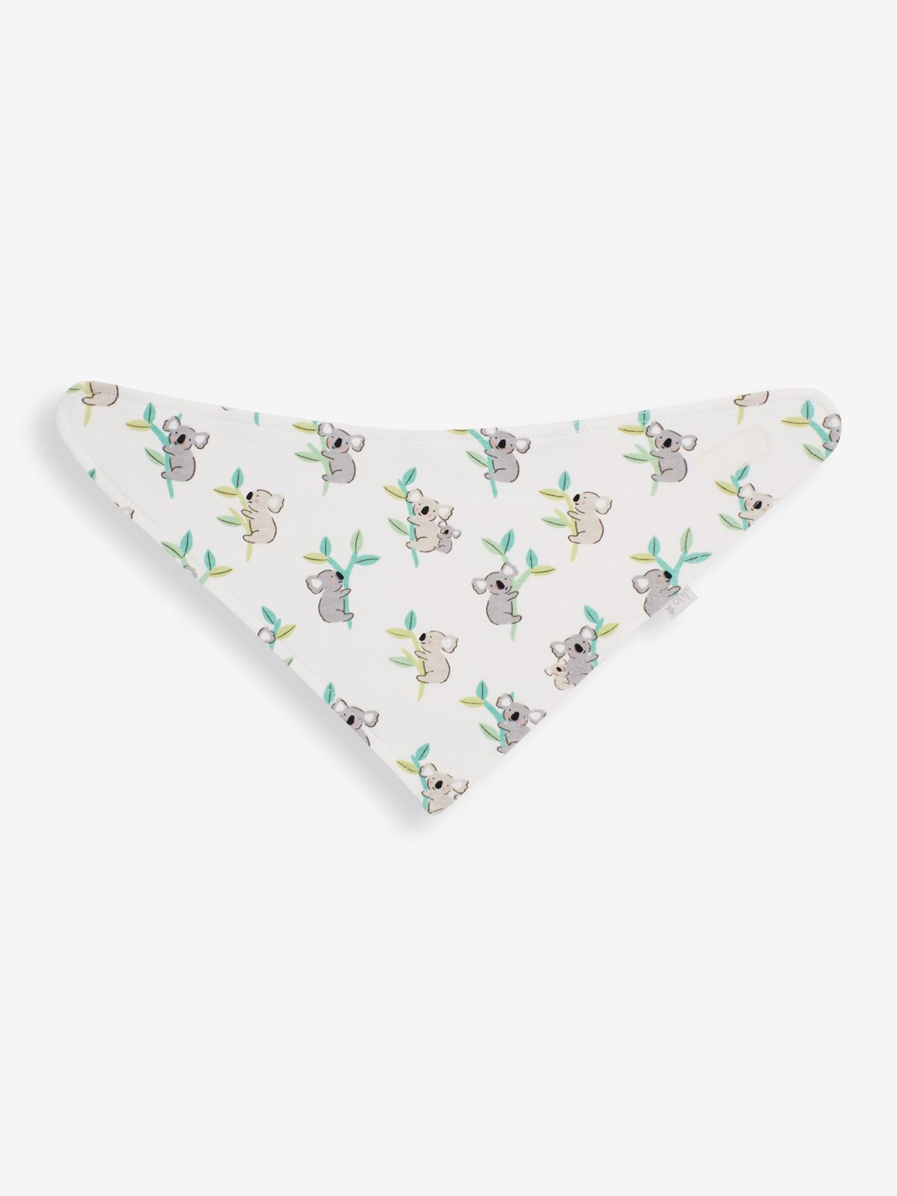 Grey Koala Cotton Baby Dribble Bibs 3 Pack - Image 3 of 4