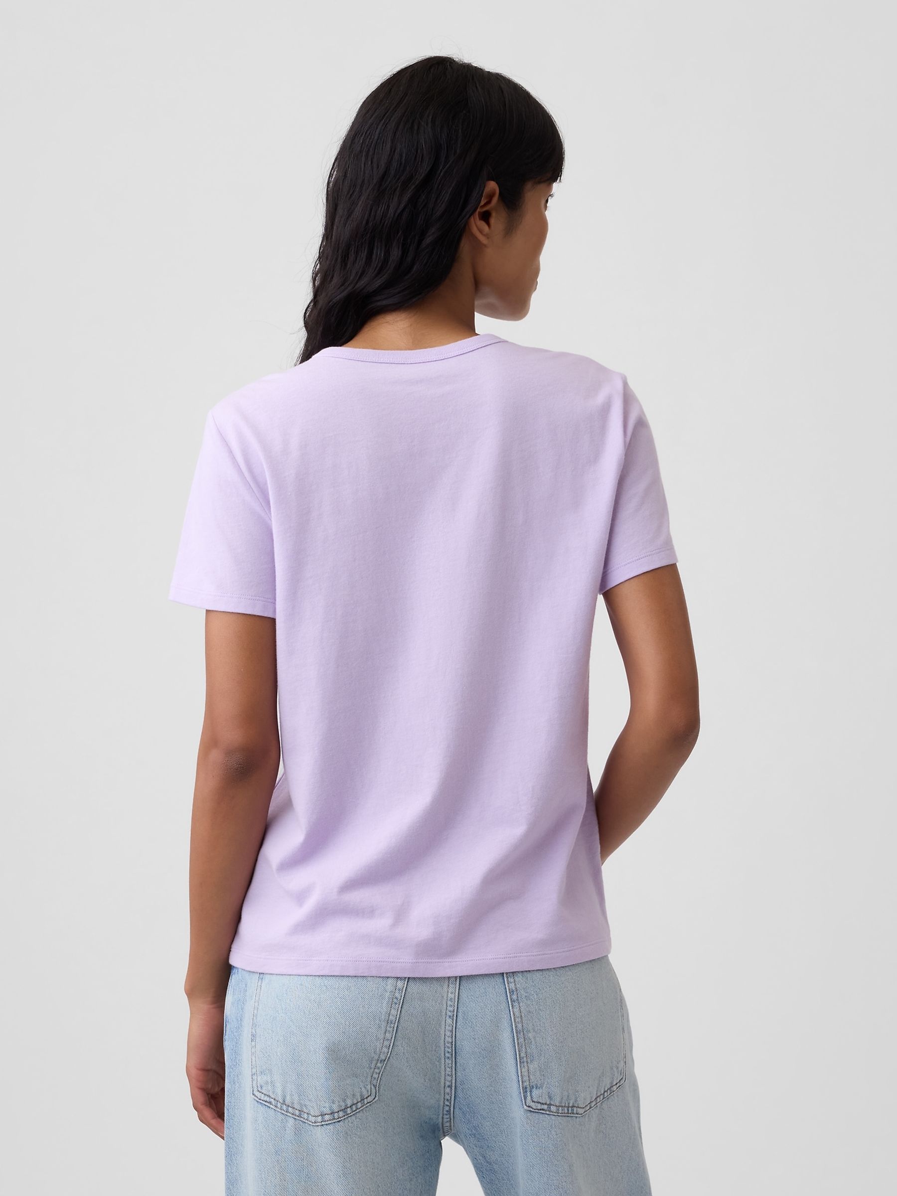 Purple Favourite Crew Neck Short Sleeve T-Shirt - Image 2 of 5