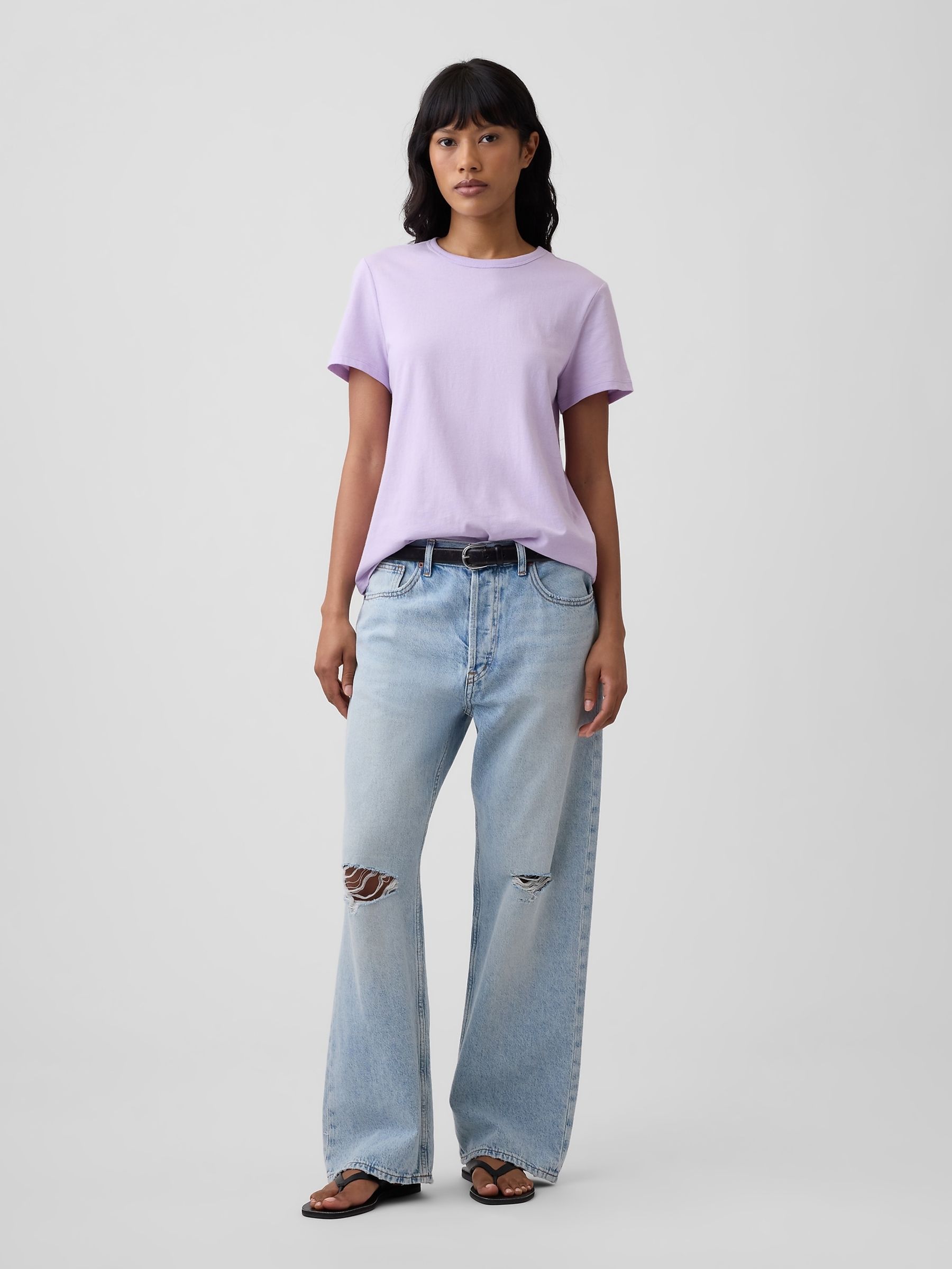 Purple Favourite Crew Neck Short Sleeve T-Shirt - Image 3 of 5