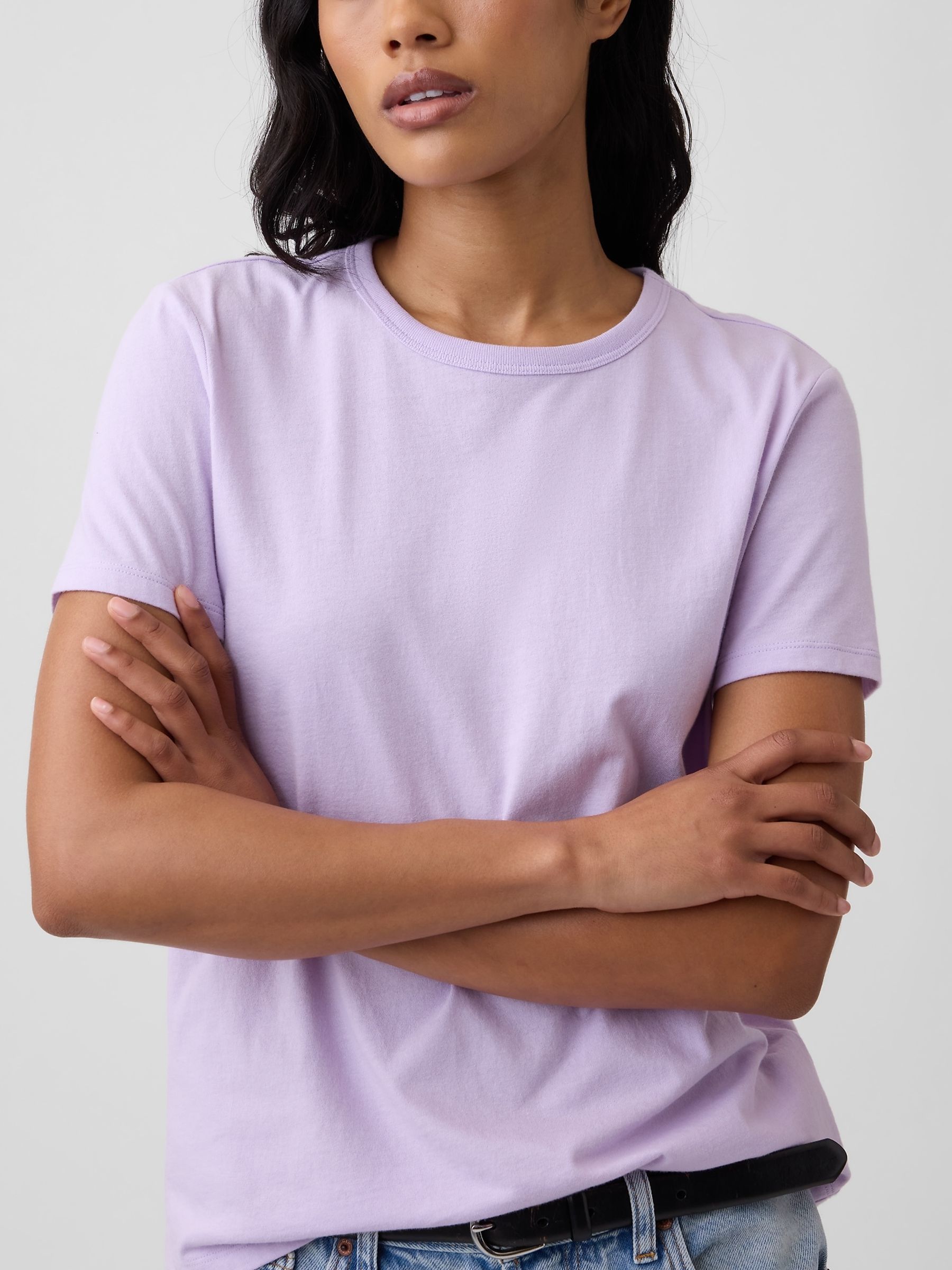 Purple Favourite Crew Neck Short Sleeve T-Shirt - Image 4 of 5
