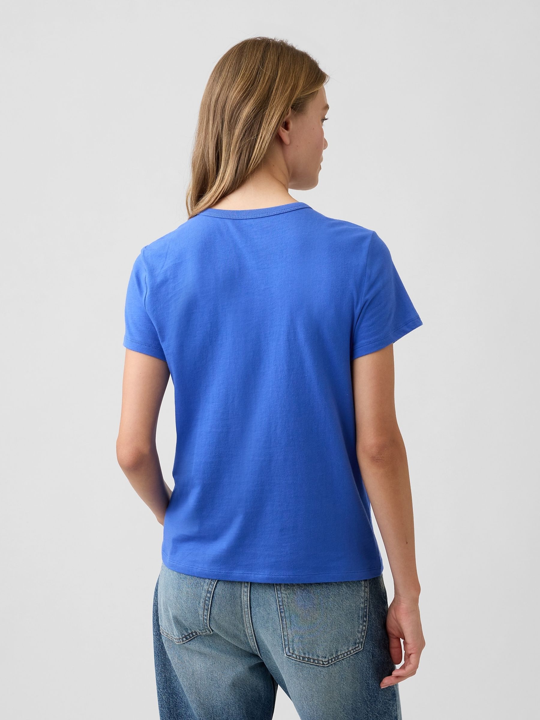 Blue Favourite Crew Neck Short Sleeve T-Shirt - Image 2 of 5