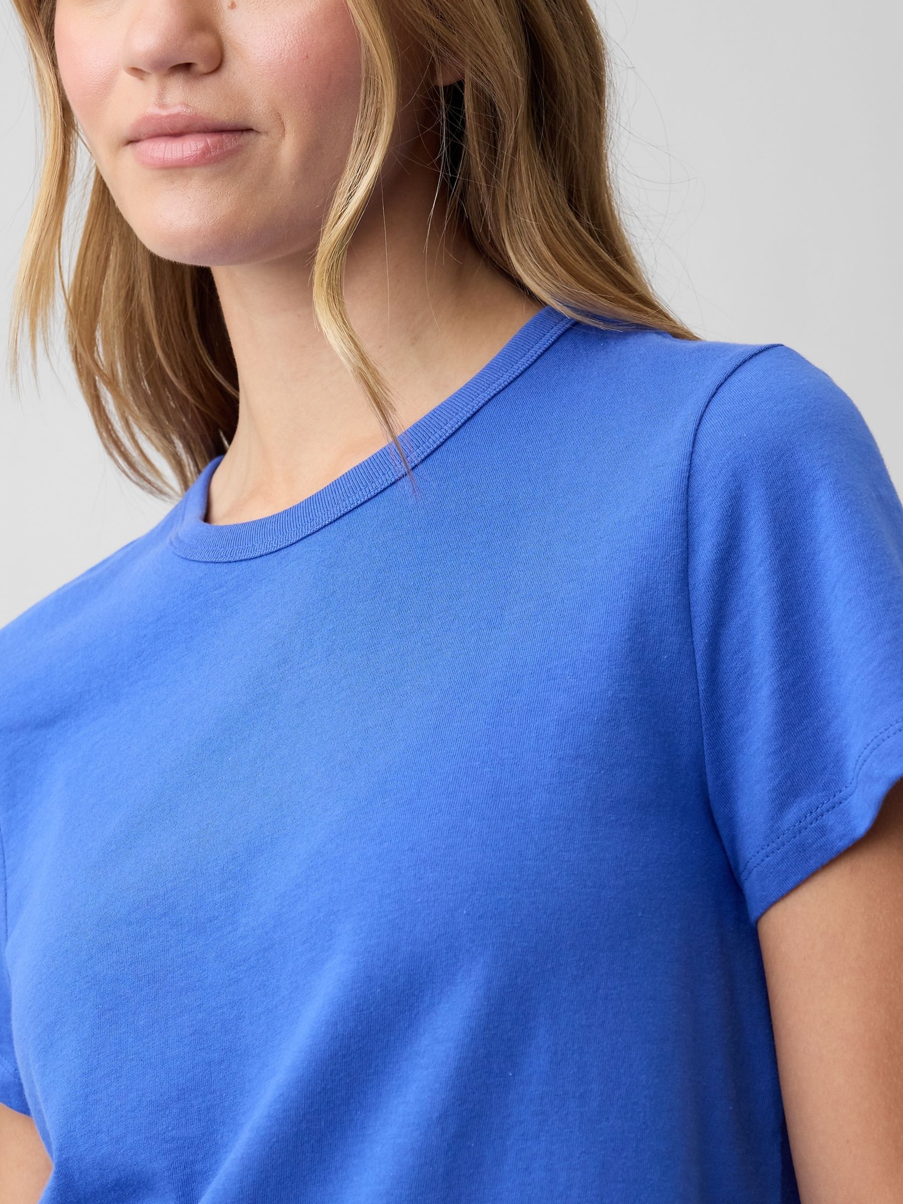 Blue Favourite Crew Neck Short Sleeve T-Shirt - Image 4 of 5