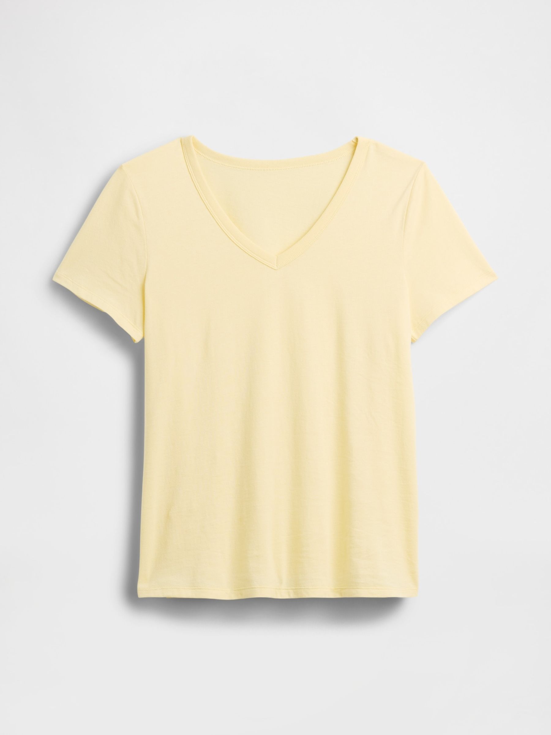 Yellow Favourite V-Neck Short Sleeve T-Shirt - Image 5 of 5