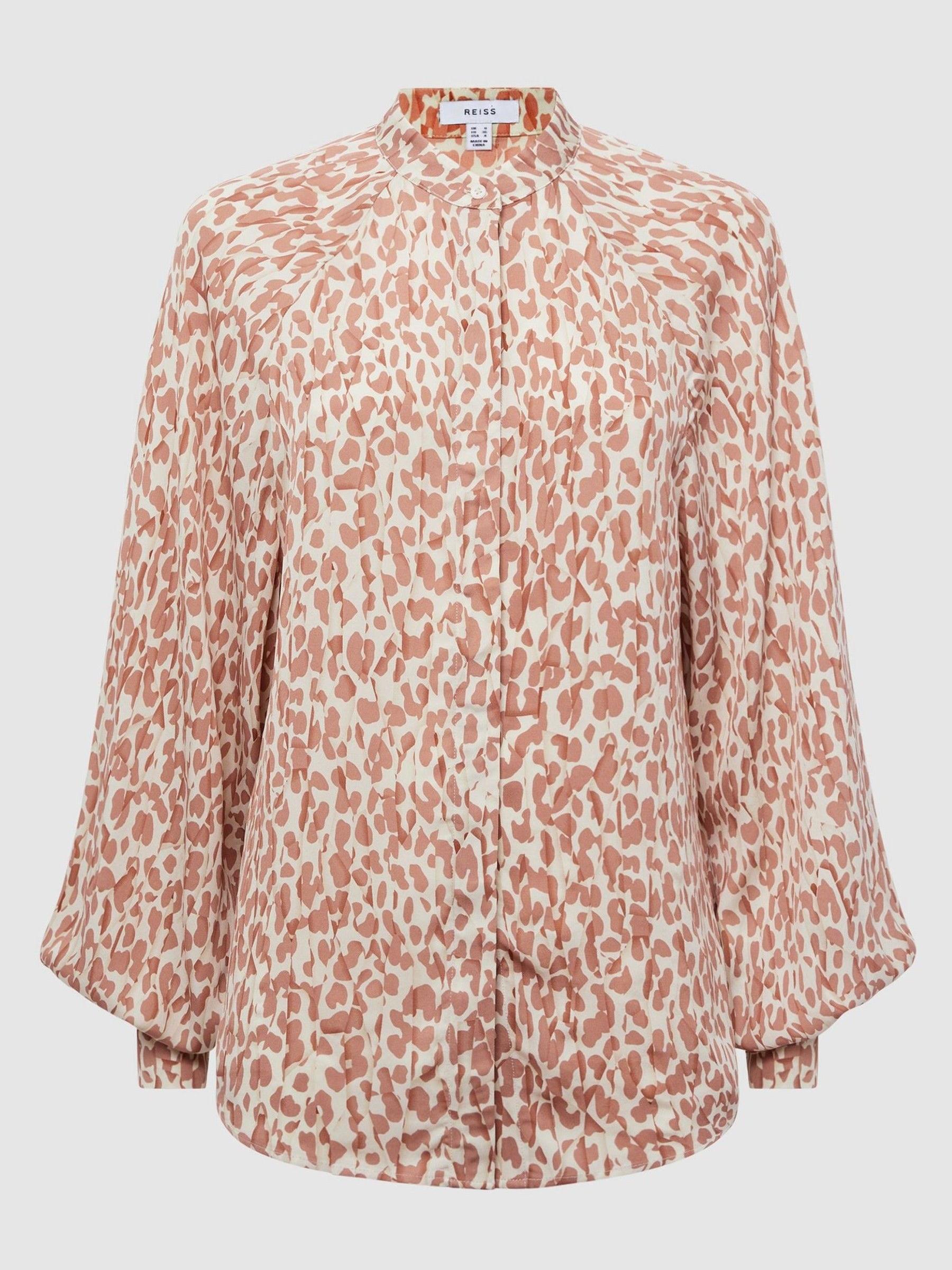 Animal Print Blouse in Neutral - Image 2 of 6