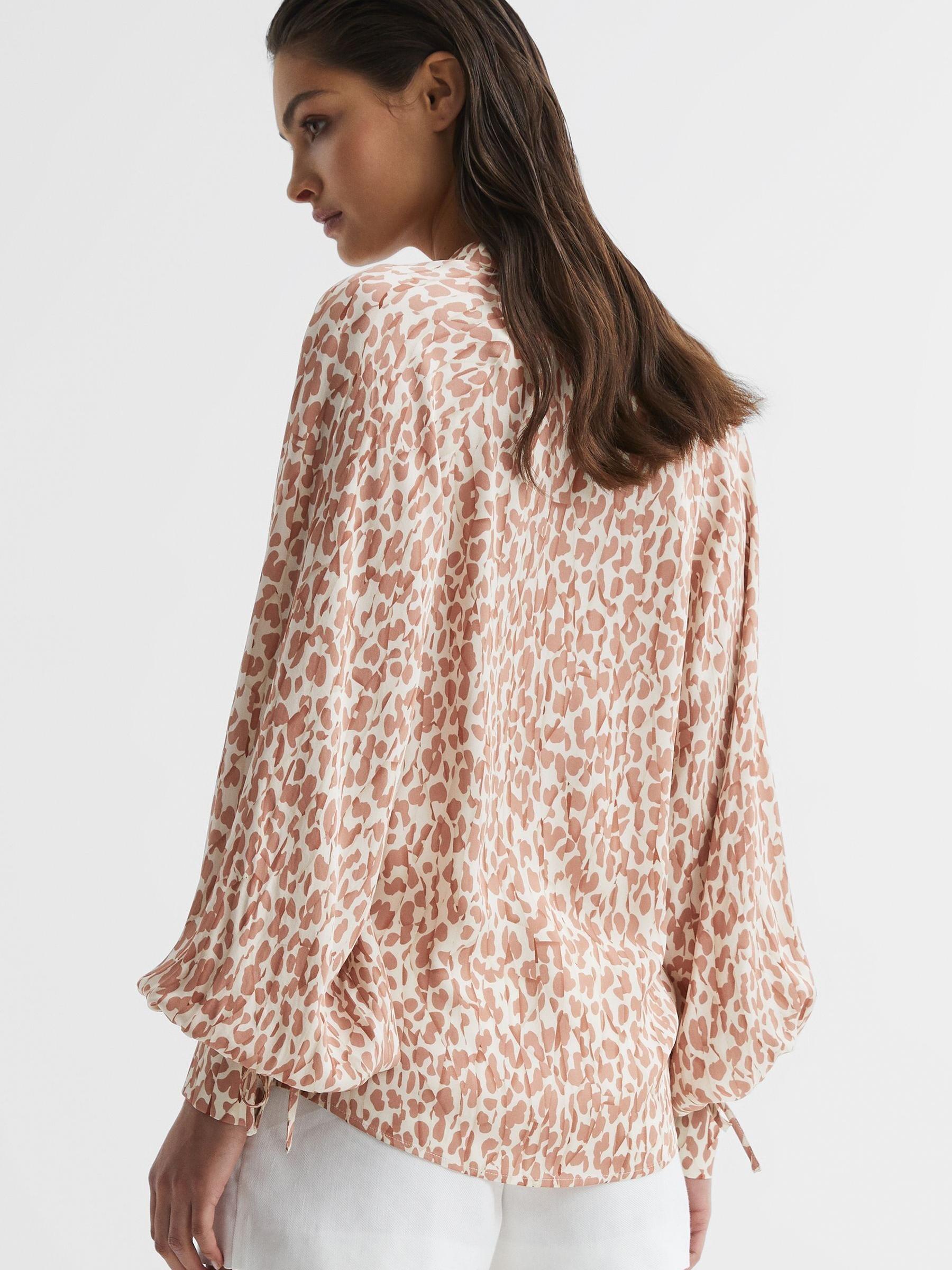 Animal Print Blouse in Neutral - Image 5 of 6